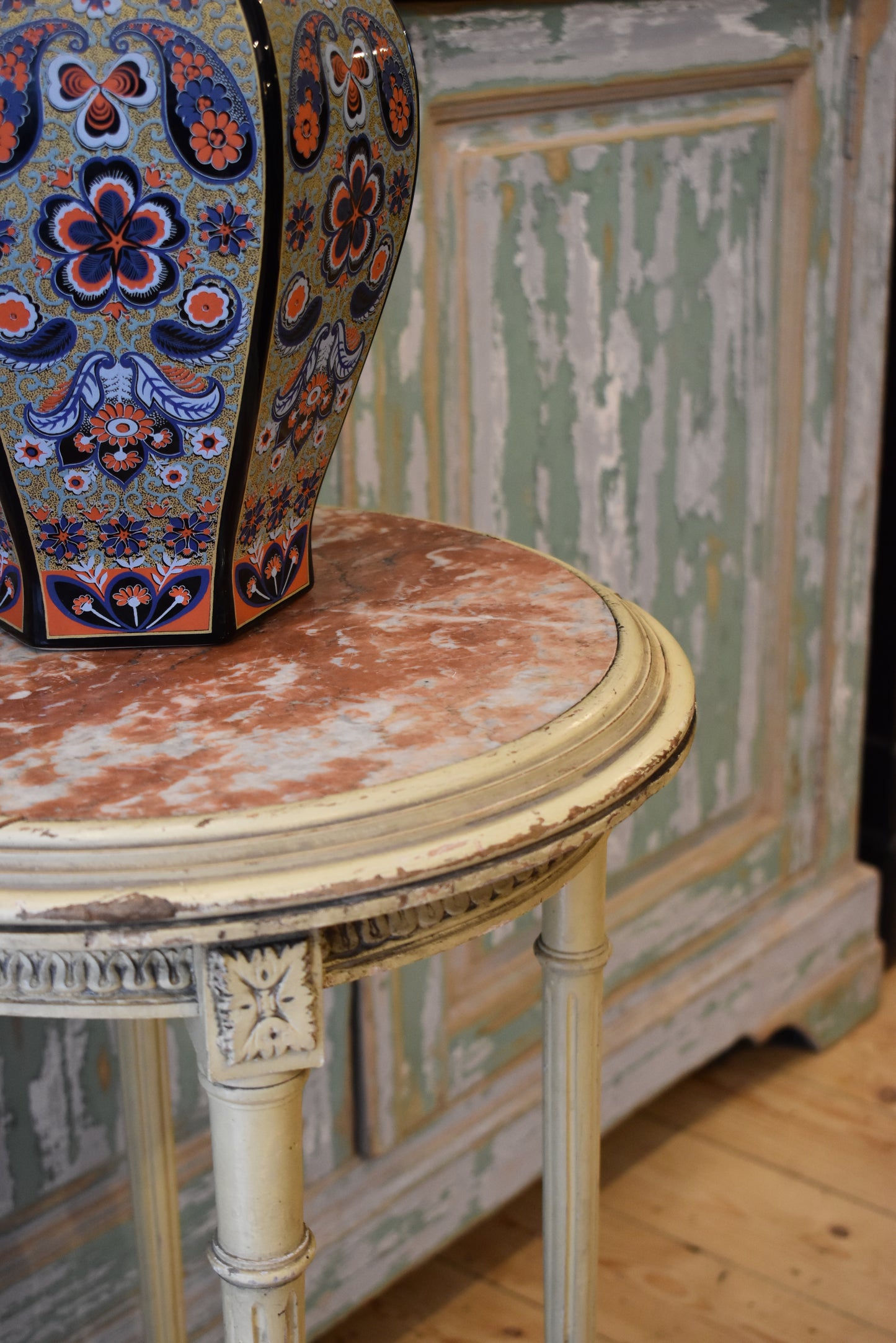 French Marble Topped Table