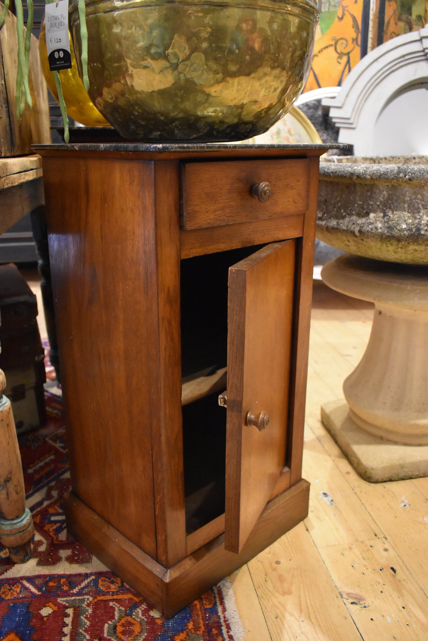 French Marble Topped Locker