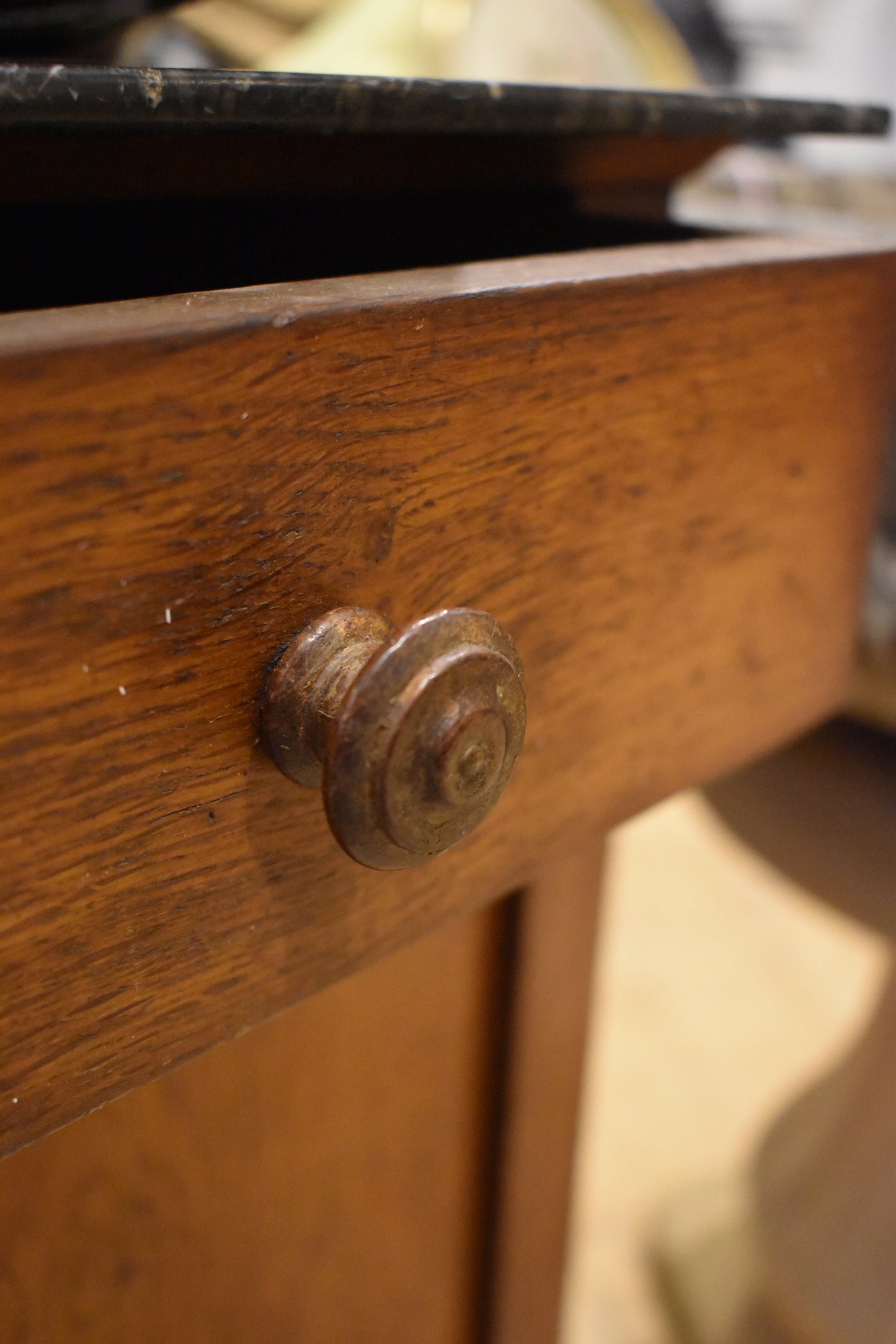 French Marble Topped Locker