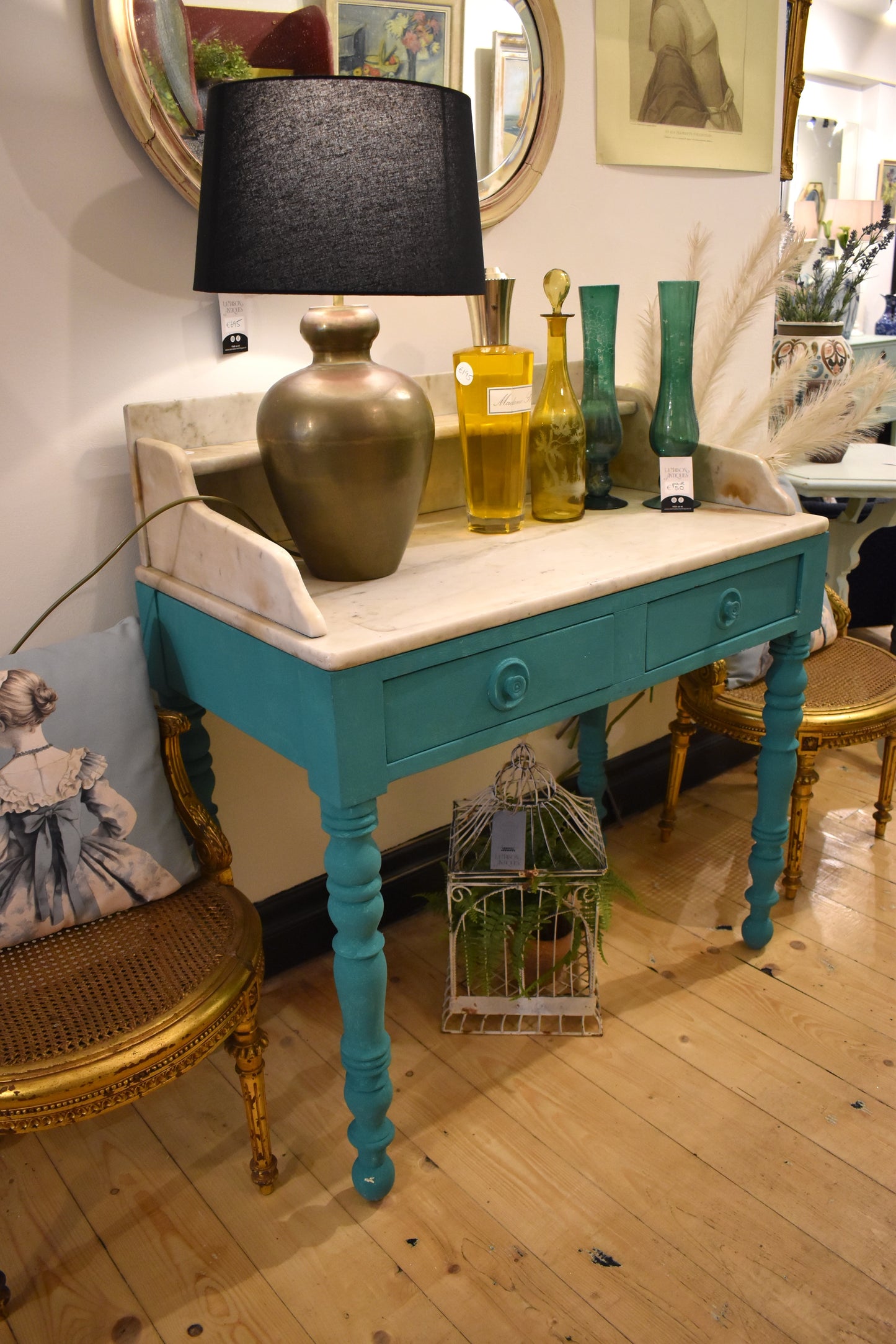 Victorian Marble Topped Wash Stand