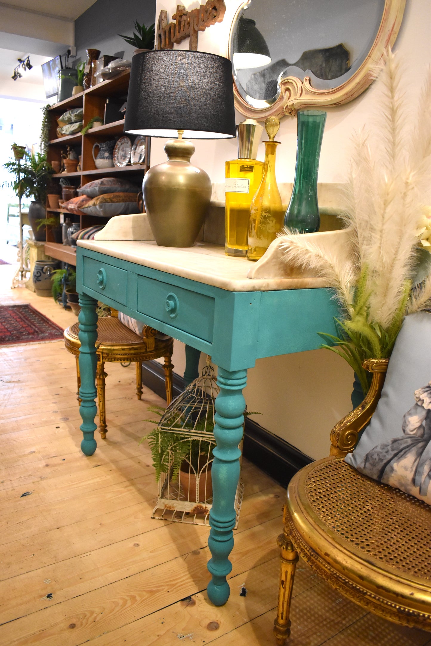 Victorian Marble Topped Wash Stand