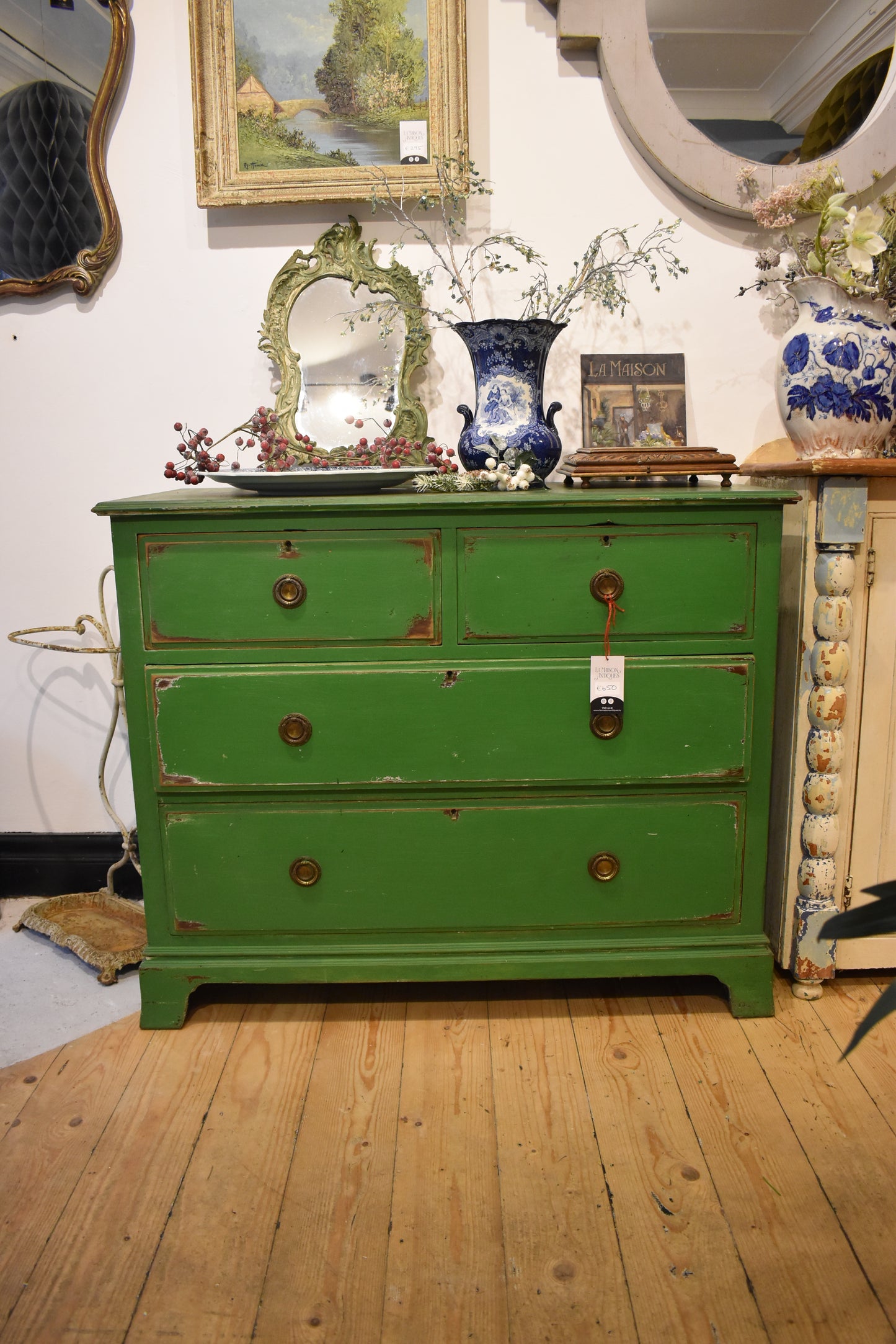 Antique painted Chest of Drawers