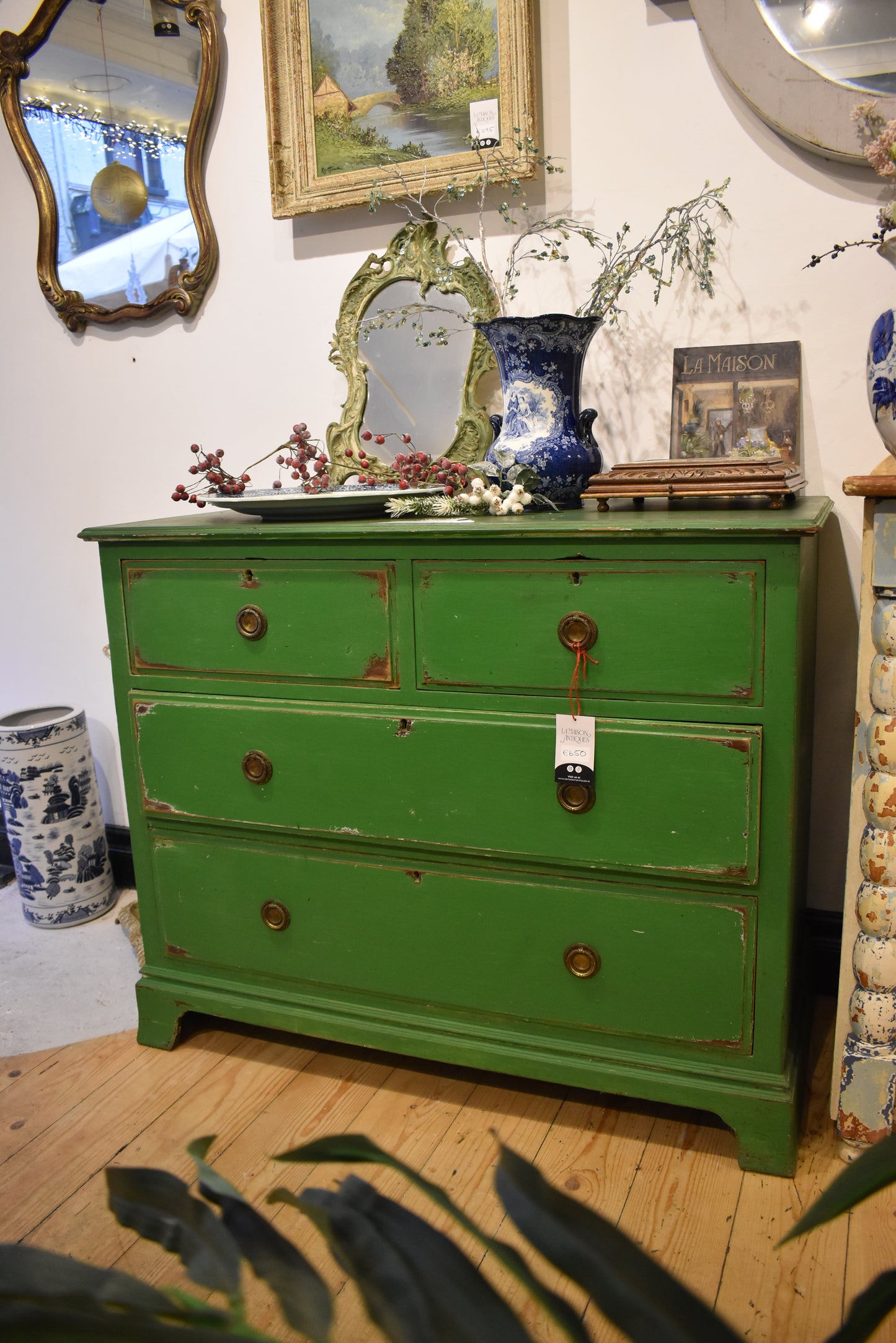 Antique painted Chest of Drawers