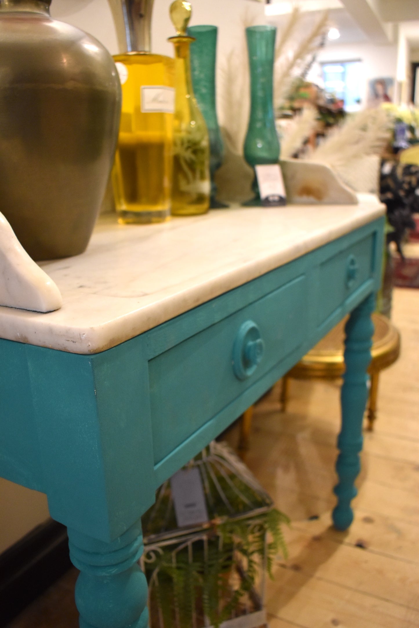 Victorian Marble Topped Wash Stand