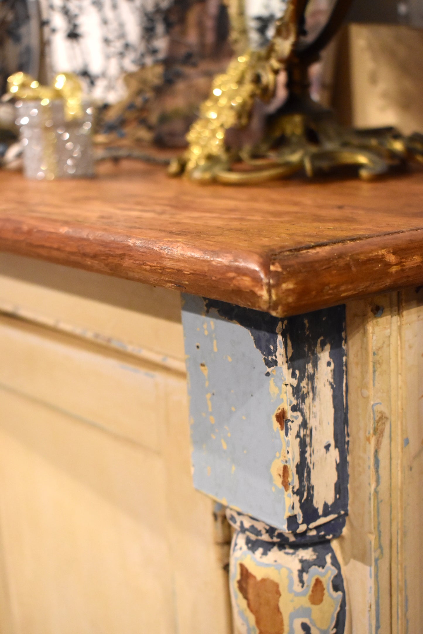 Antique Painted Sideboard