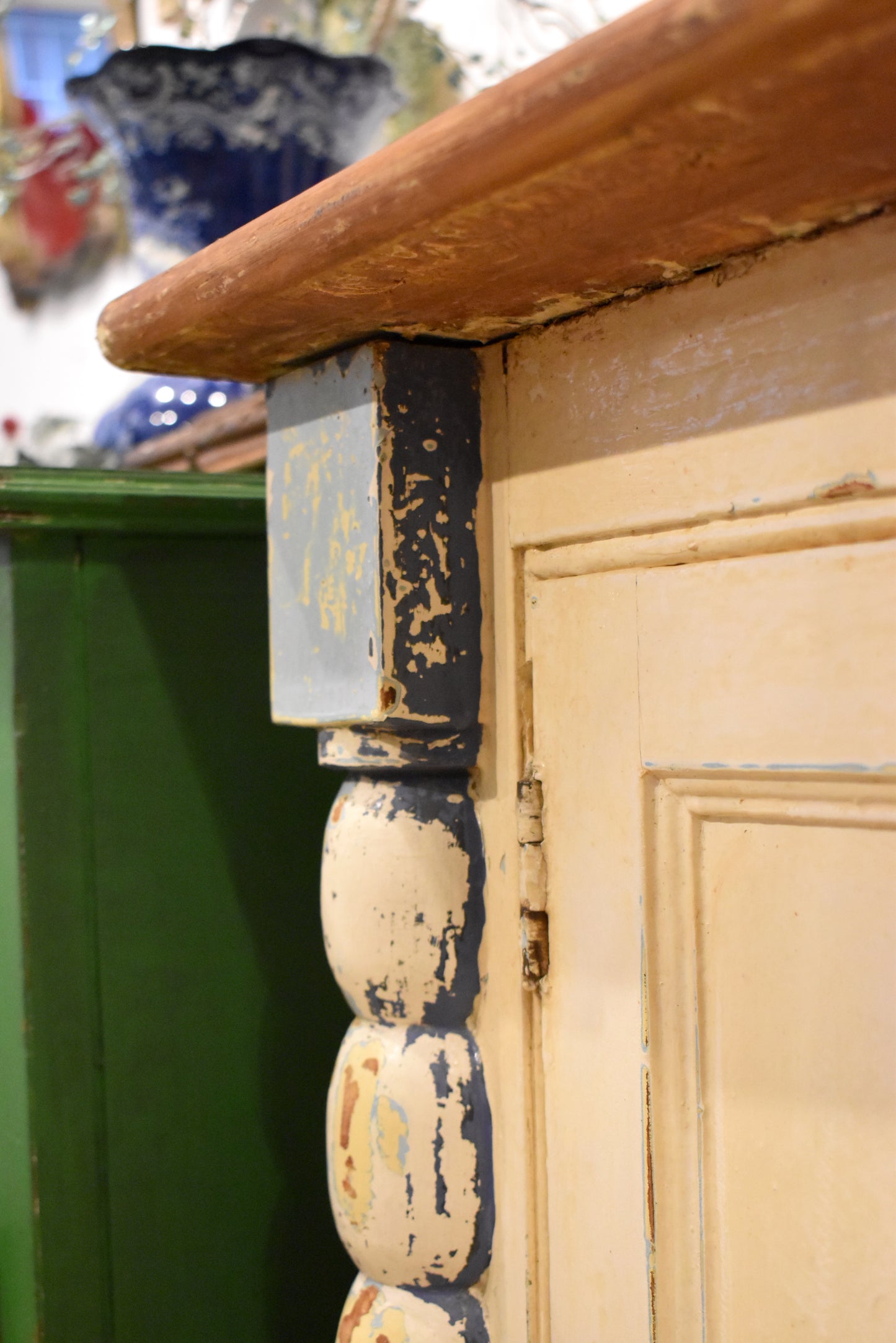Antique Painted Sideboard