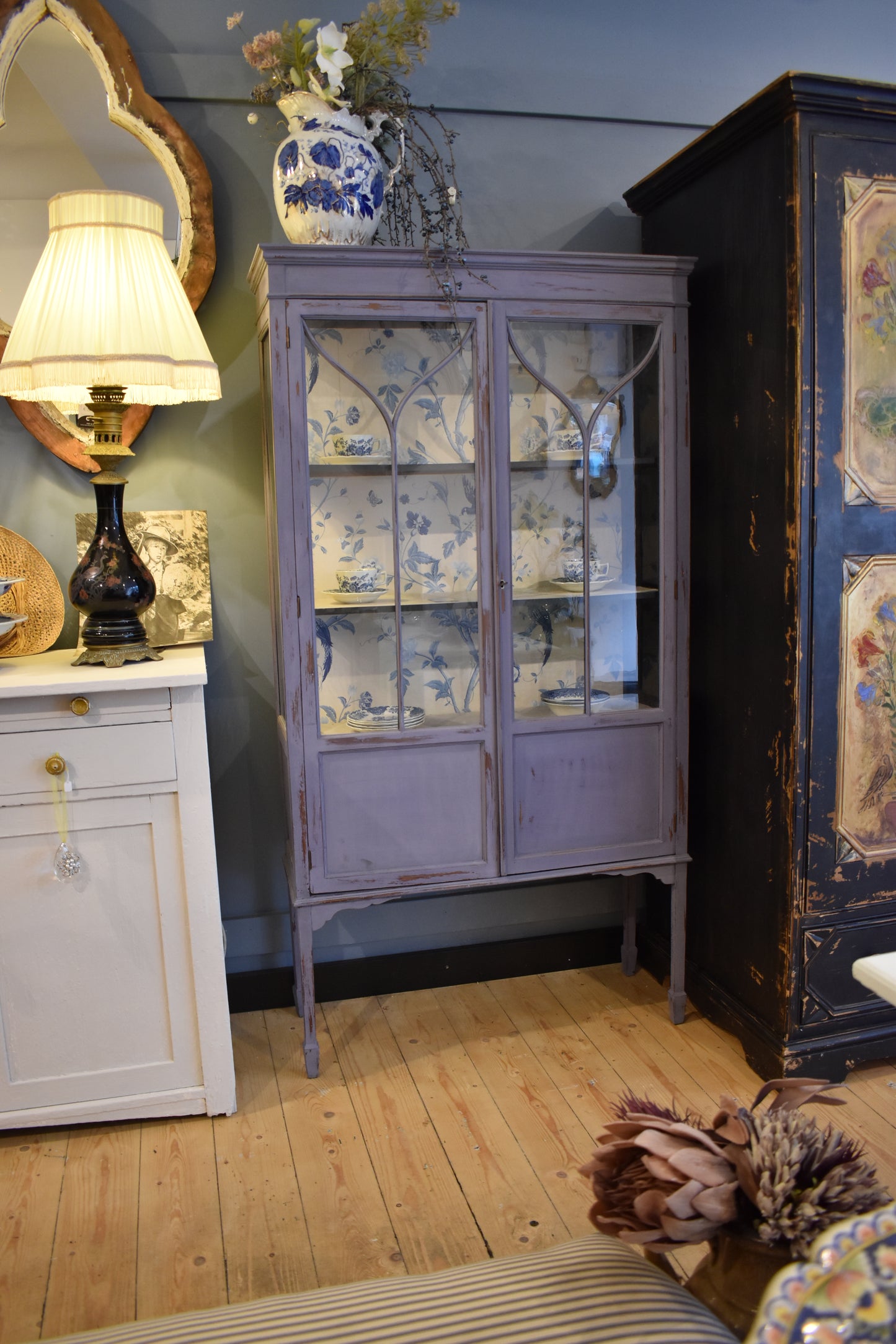 Painted Antique Cabinet