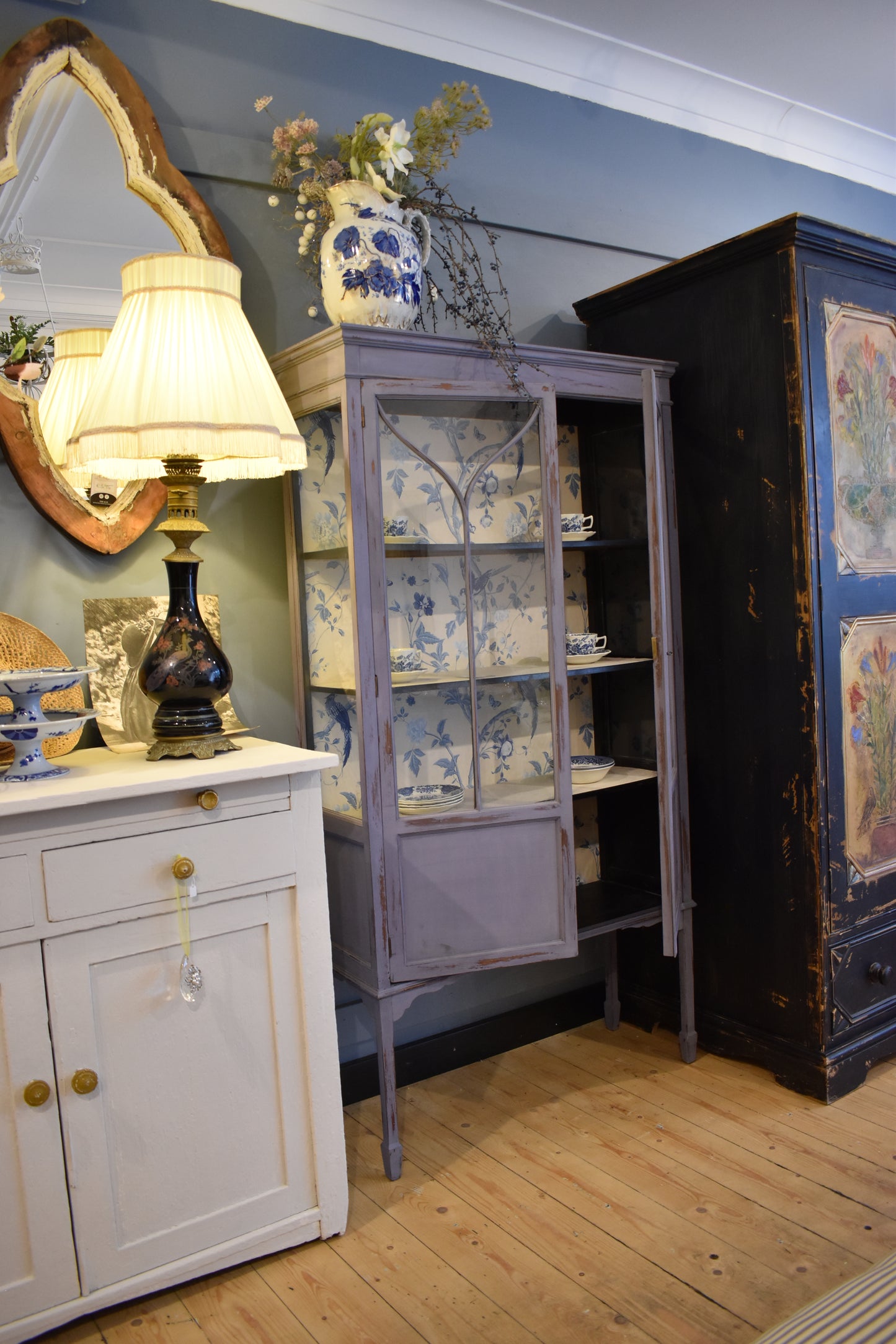 Painted Antique Cabinet