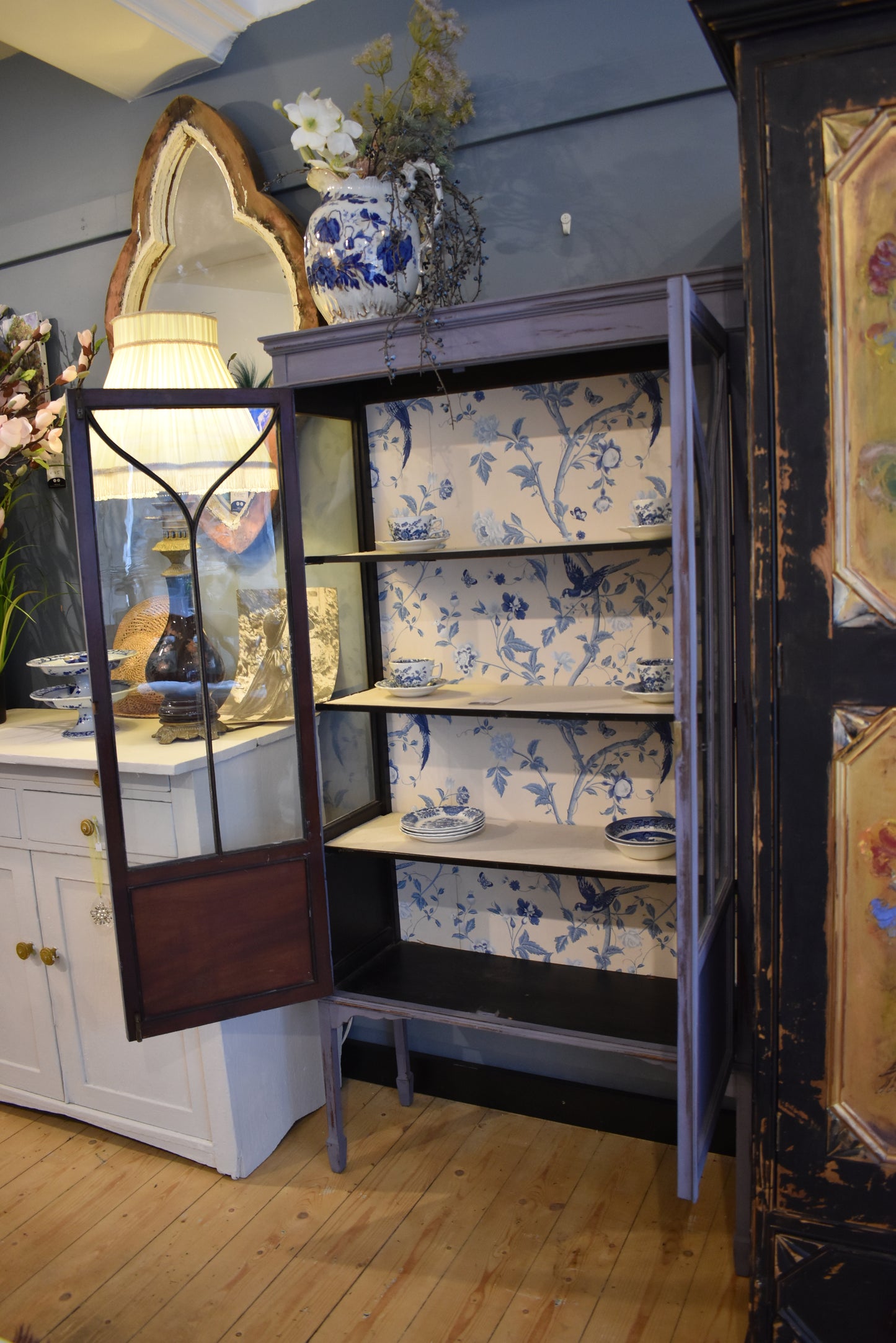 Painted Antique Cabinet