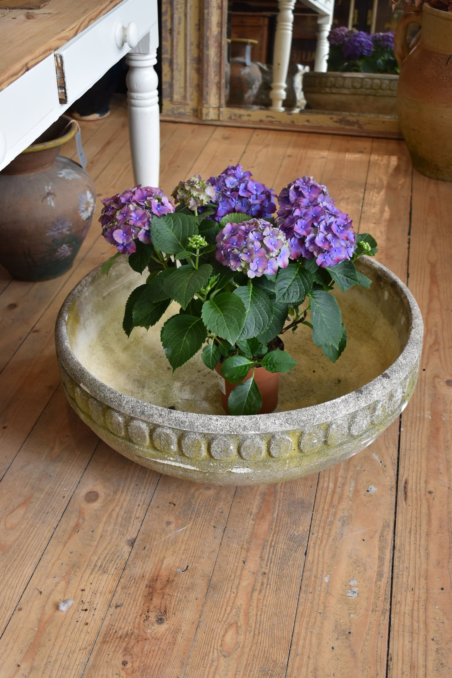Large French Bowl Planter
