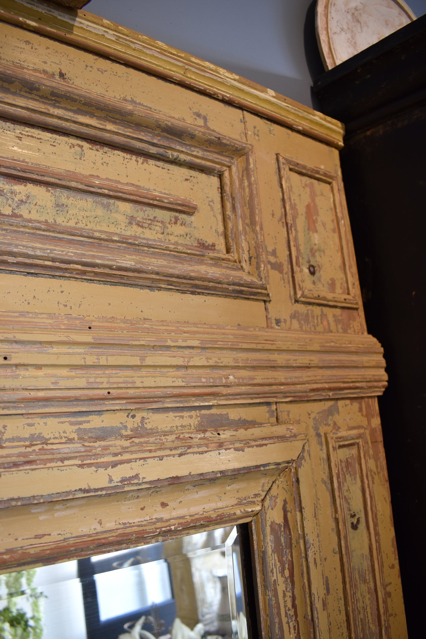 Old French Pine Mirror