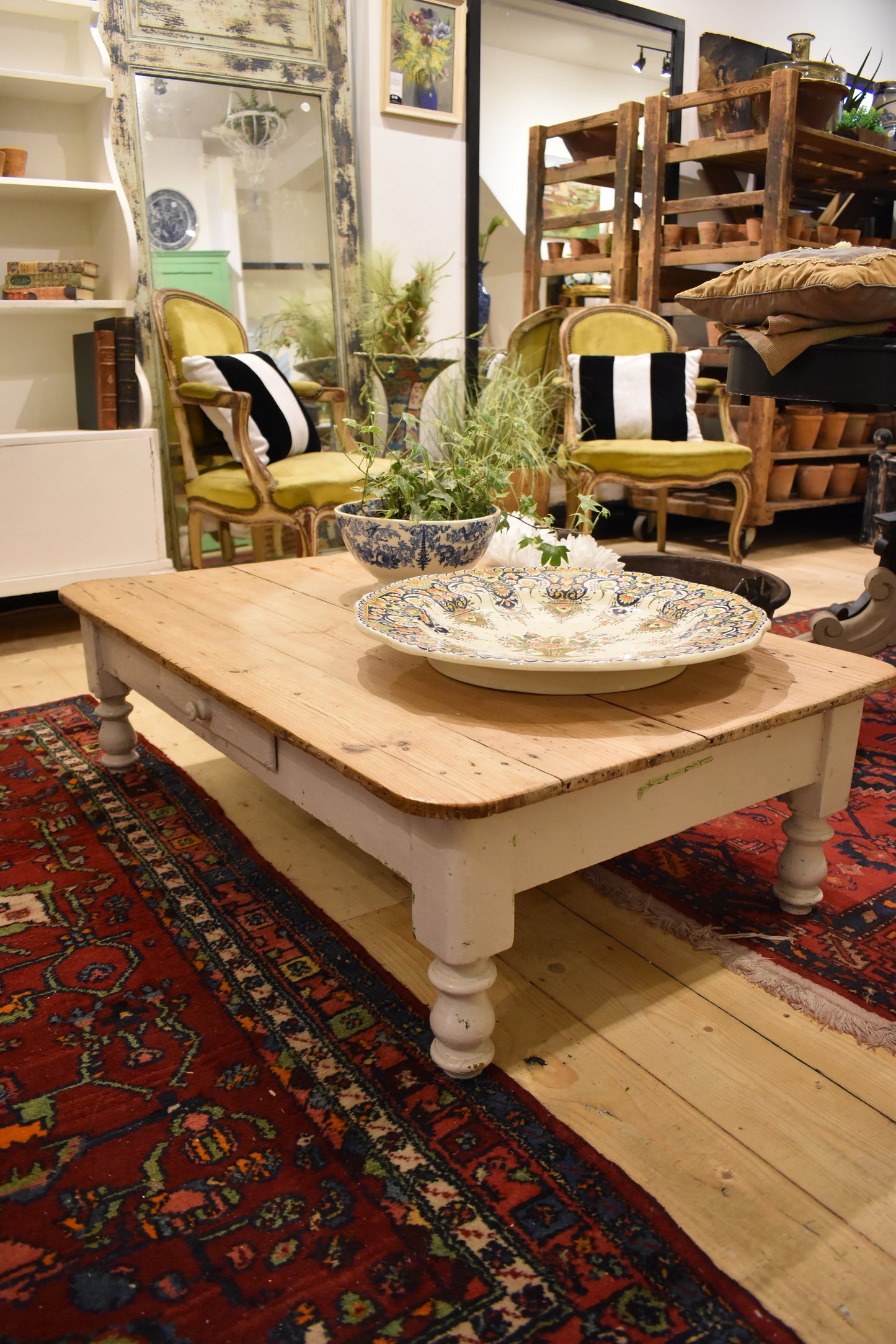 Victorian Pine Coffee Table