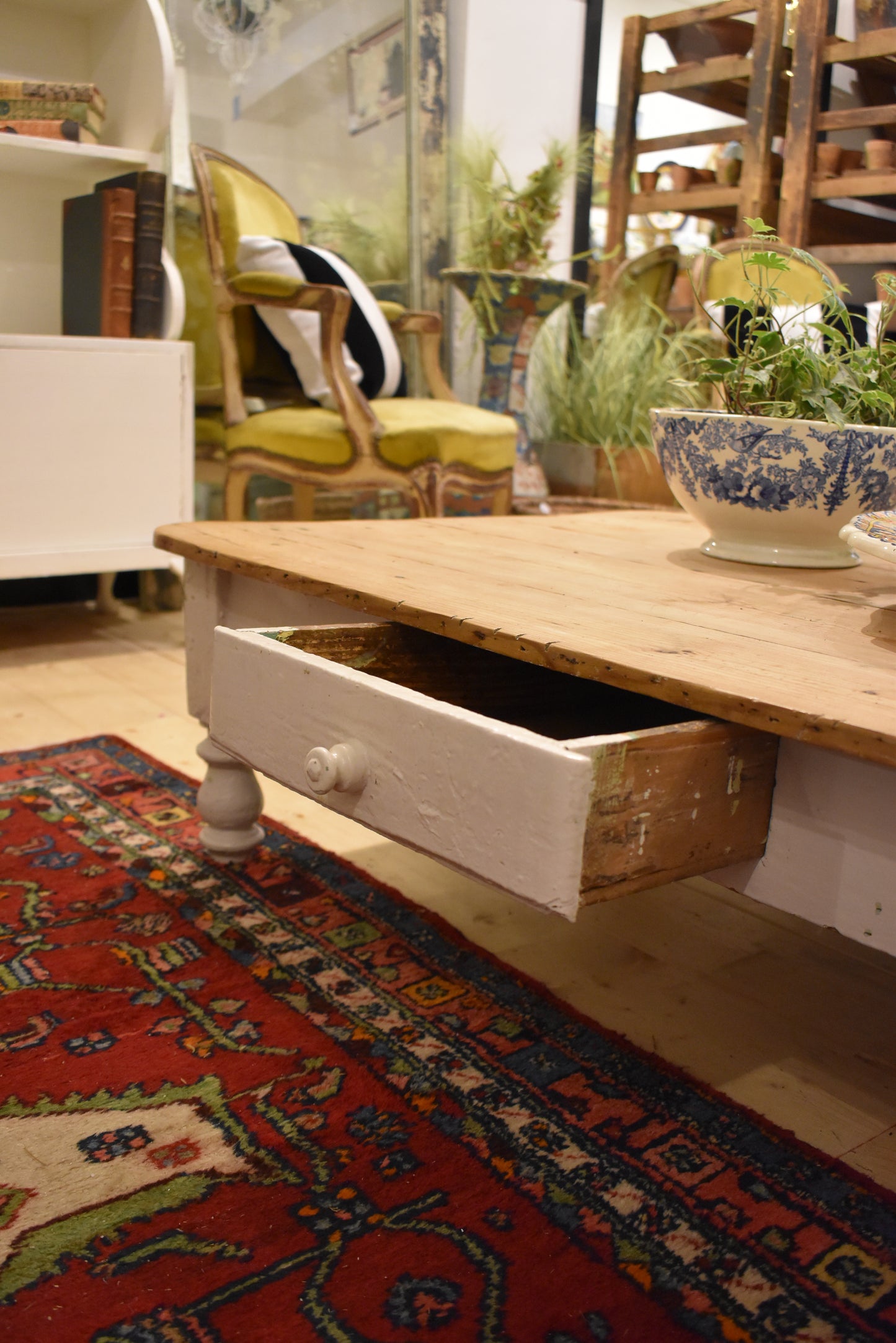 Victorian Pine Coffee Table