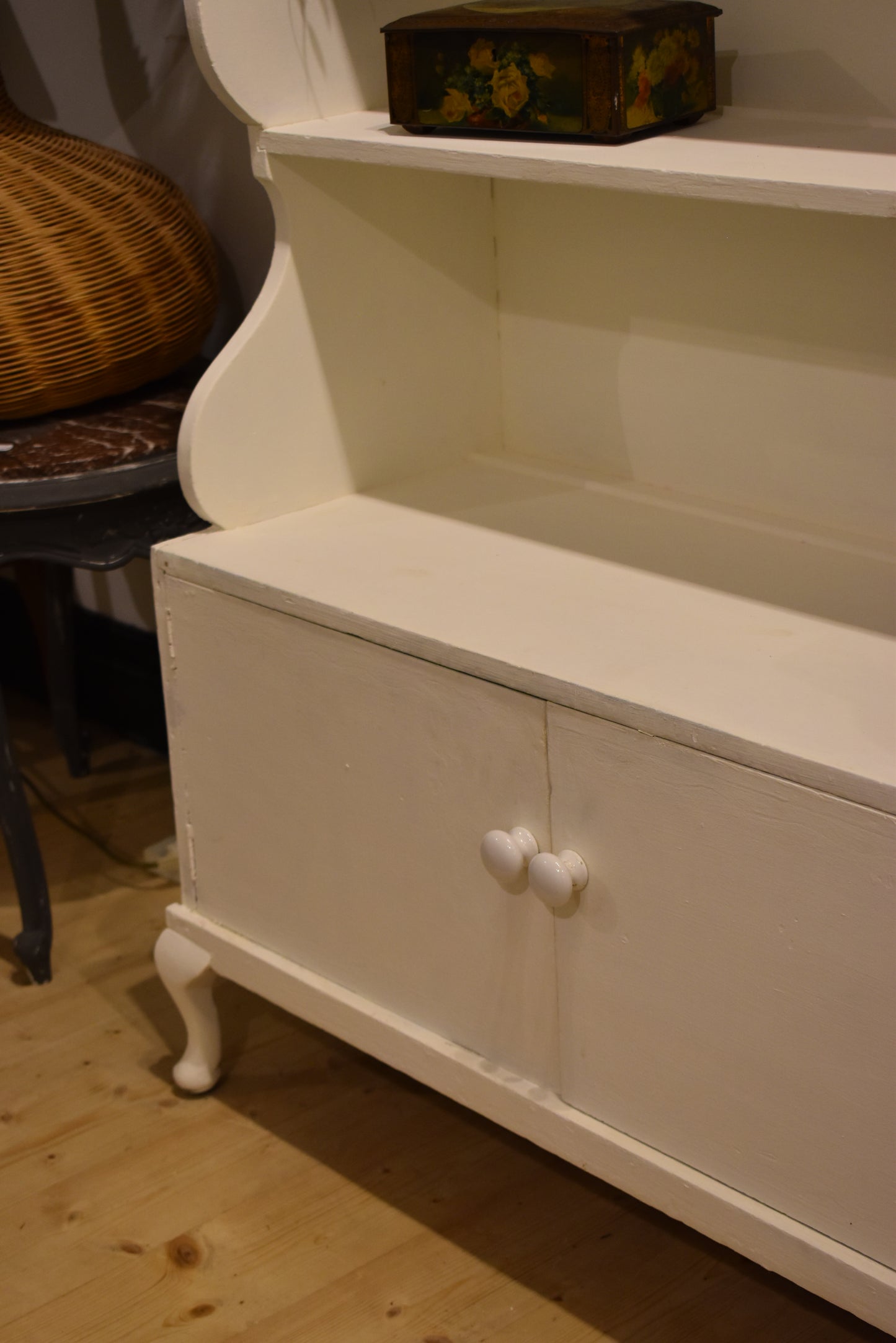 Lovely Old Waterfall Bookcase