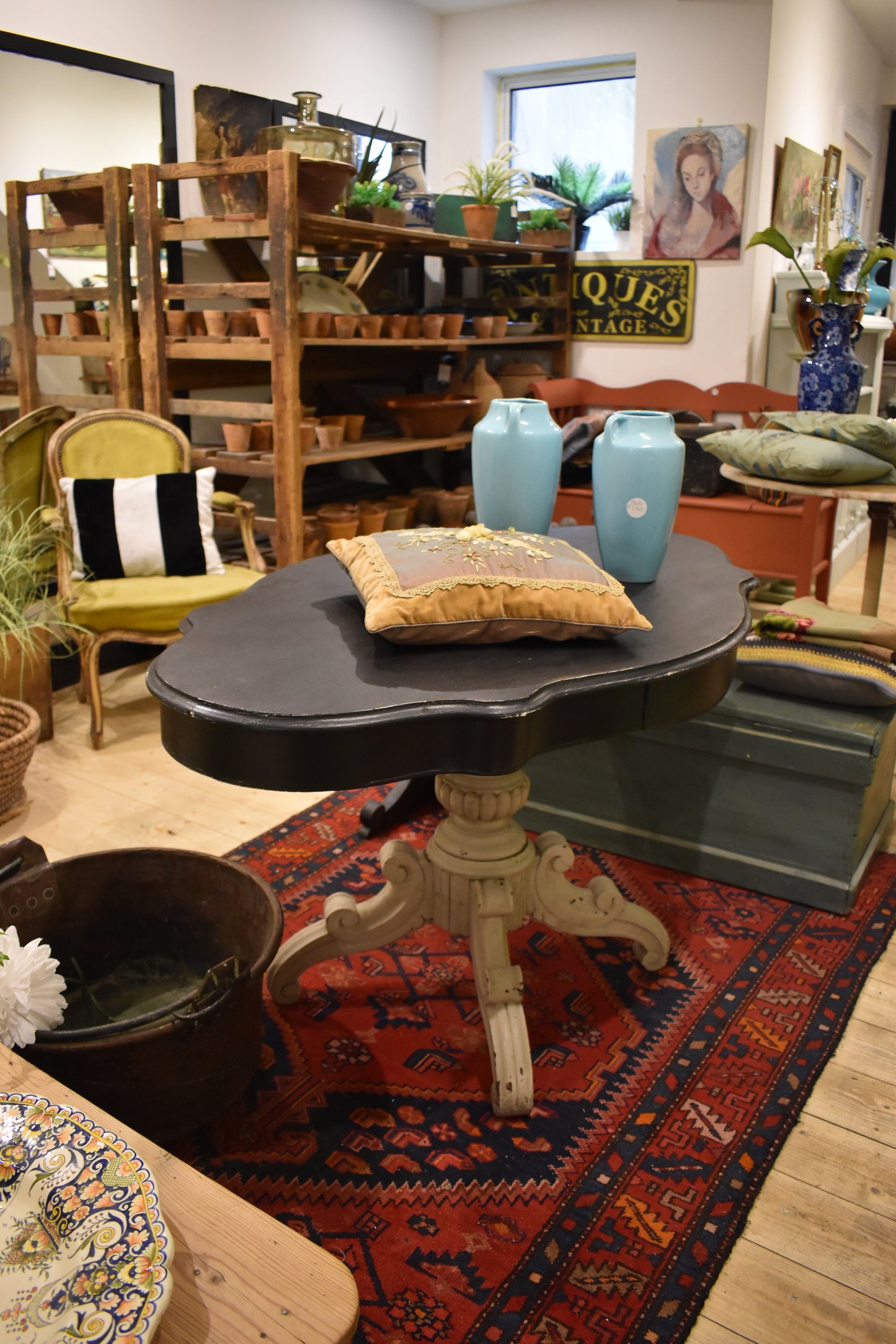 Black French Table