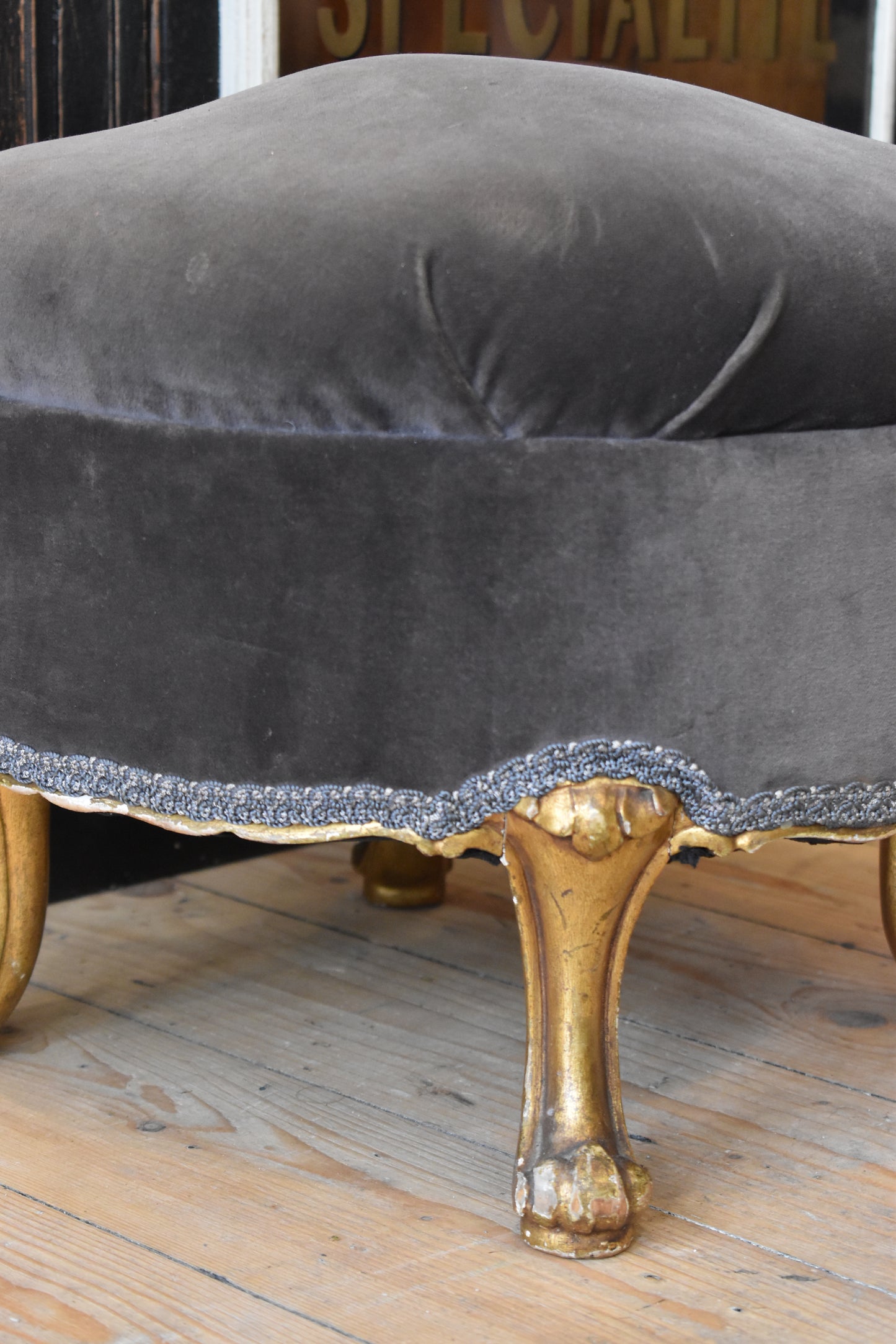 Pair of French Pouffes
