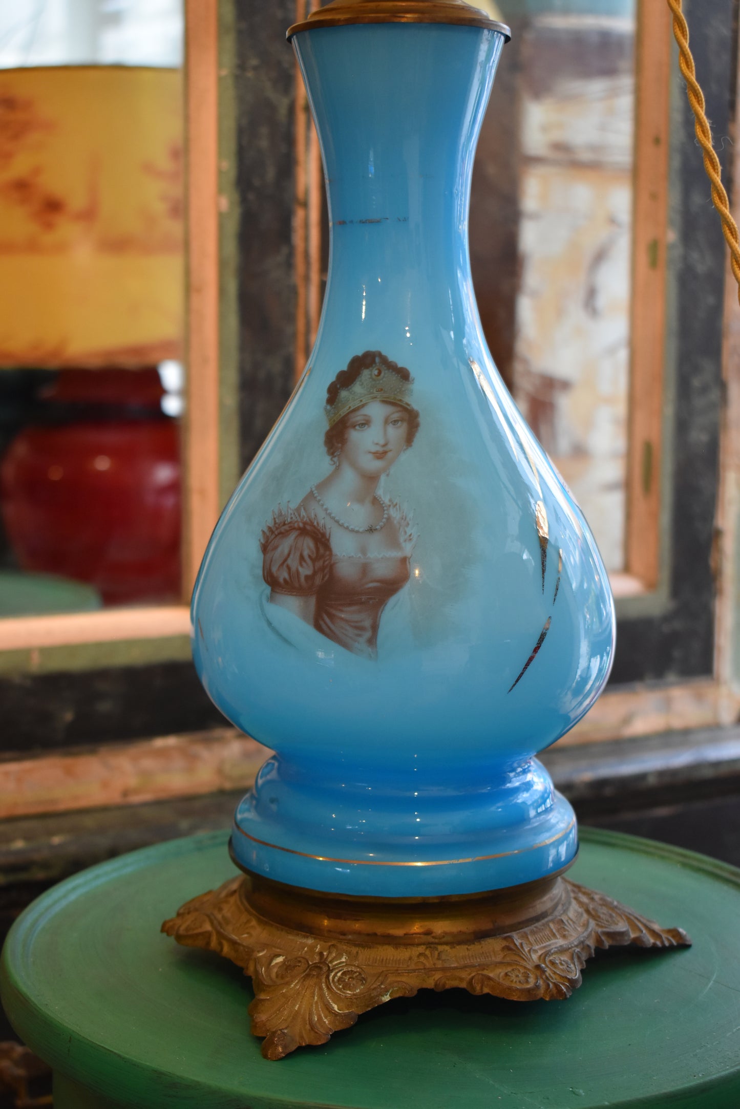 Blue Decorative Table Lamp