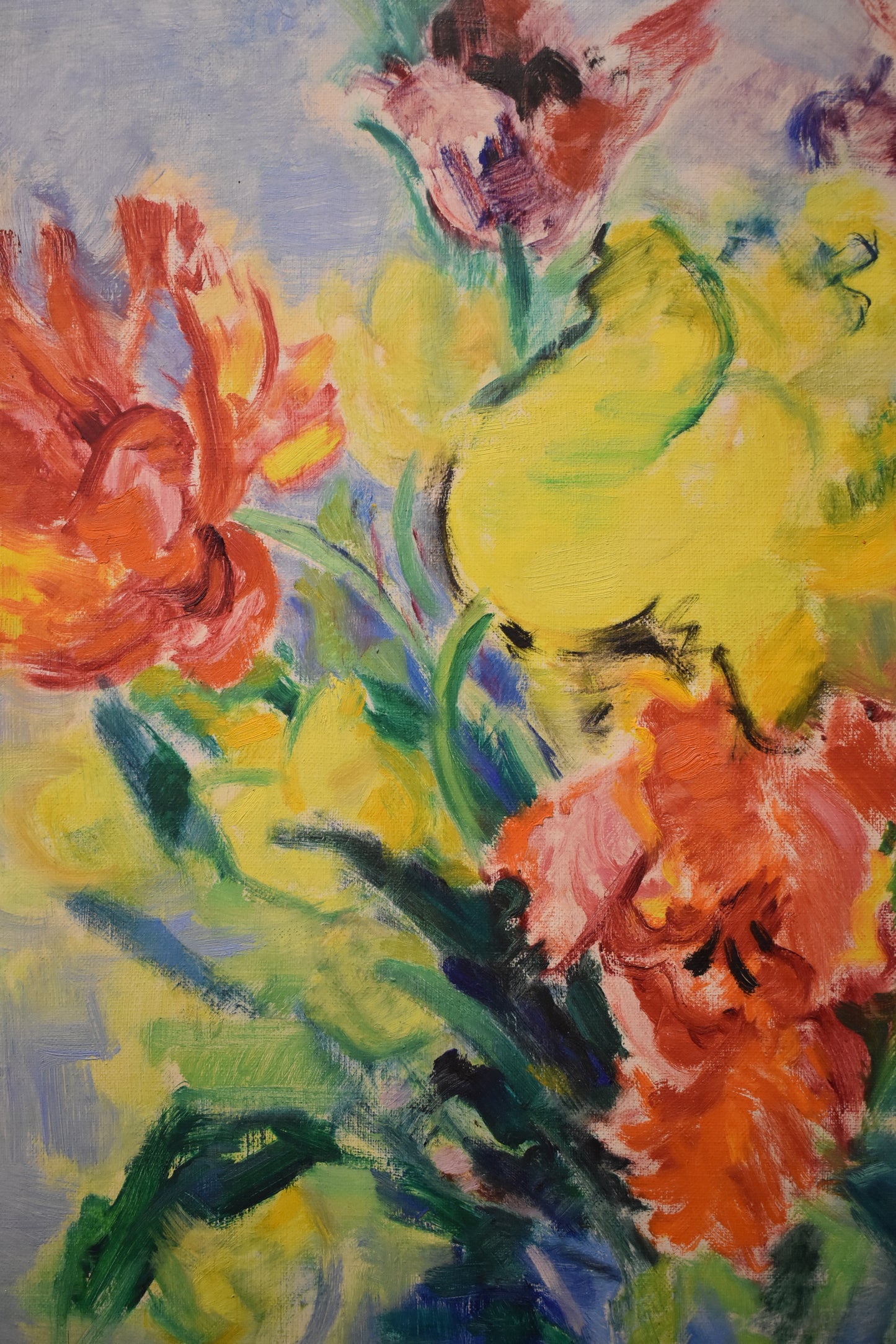 Vibrant Flower Painting
