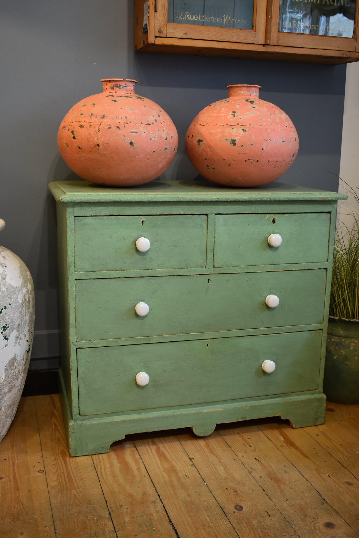 Victorian Chest of Drawers in Mint