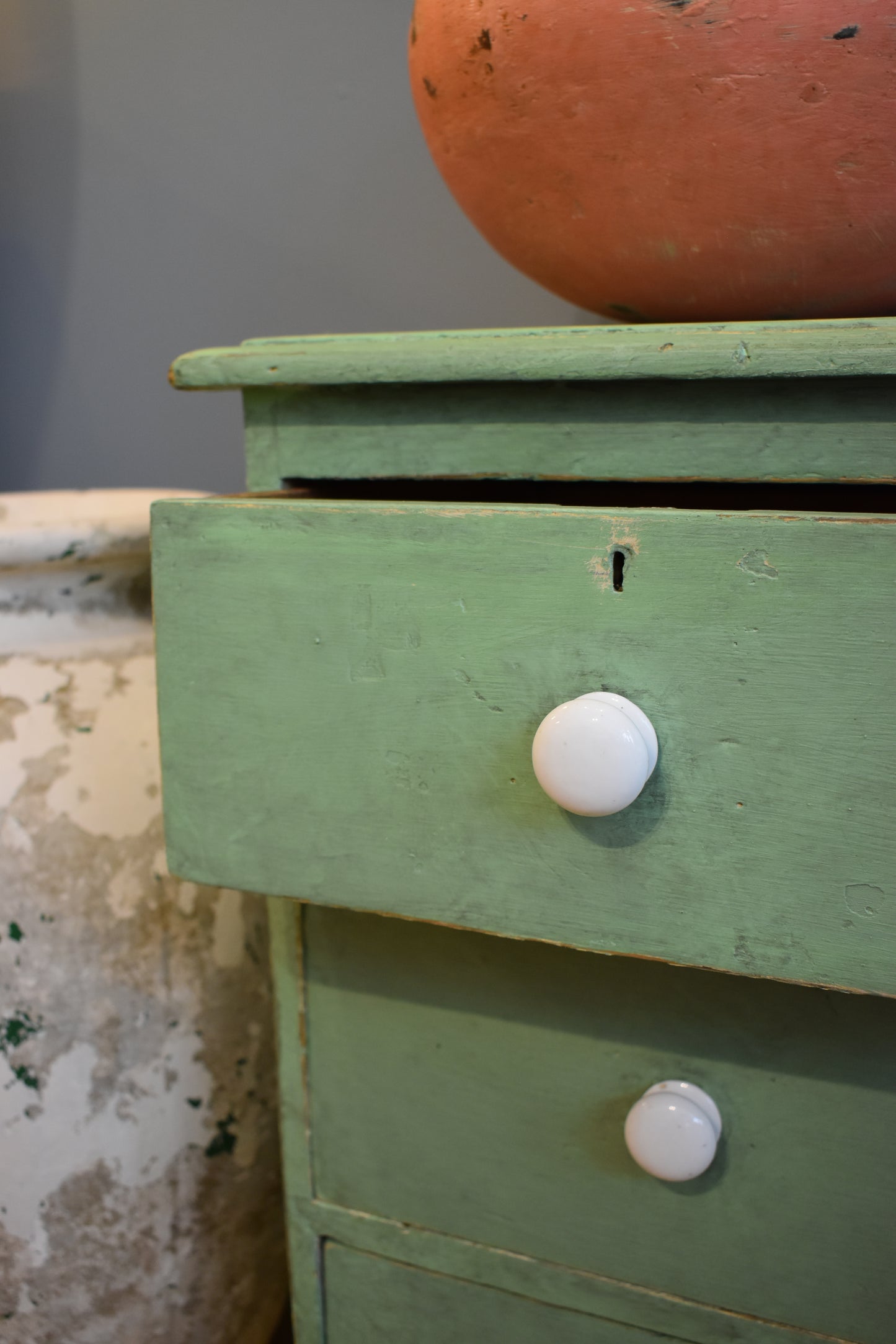 Victorian Chest of Drawers in Mint