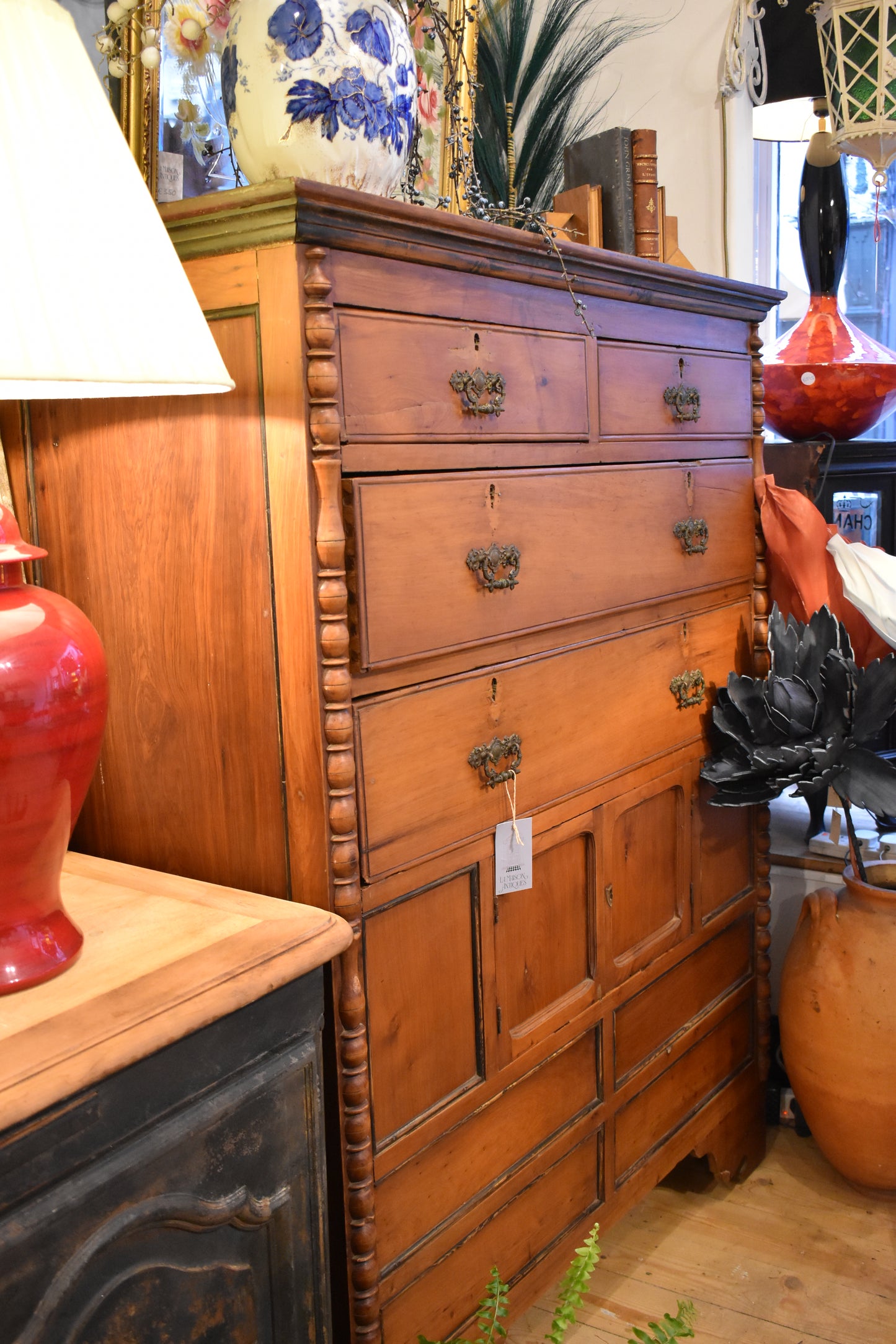 Tall French Set of Drawers
