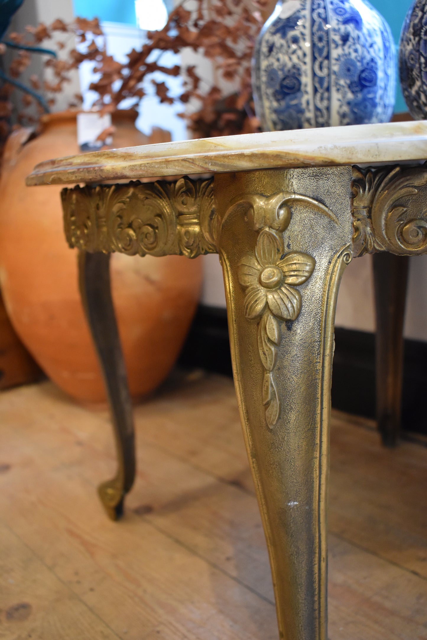 French Marble Topped Table