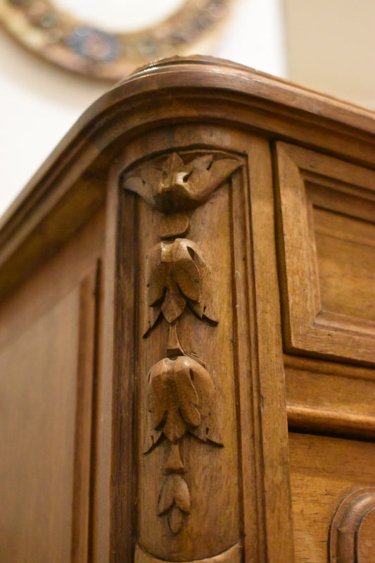 Wooden Marble Topped Locker