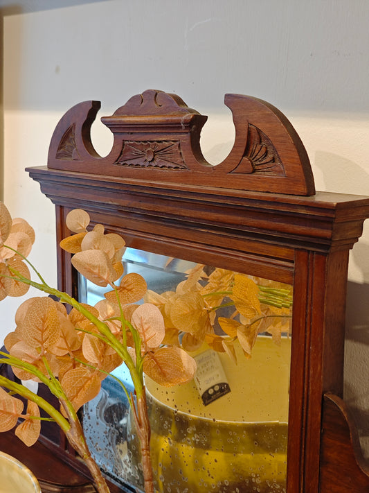 Victorian Marble Topped Wash Stand with Mirror