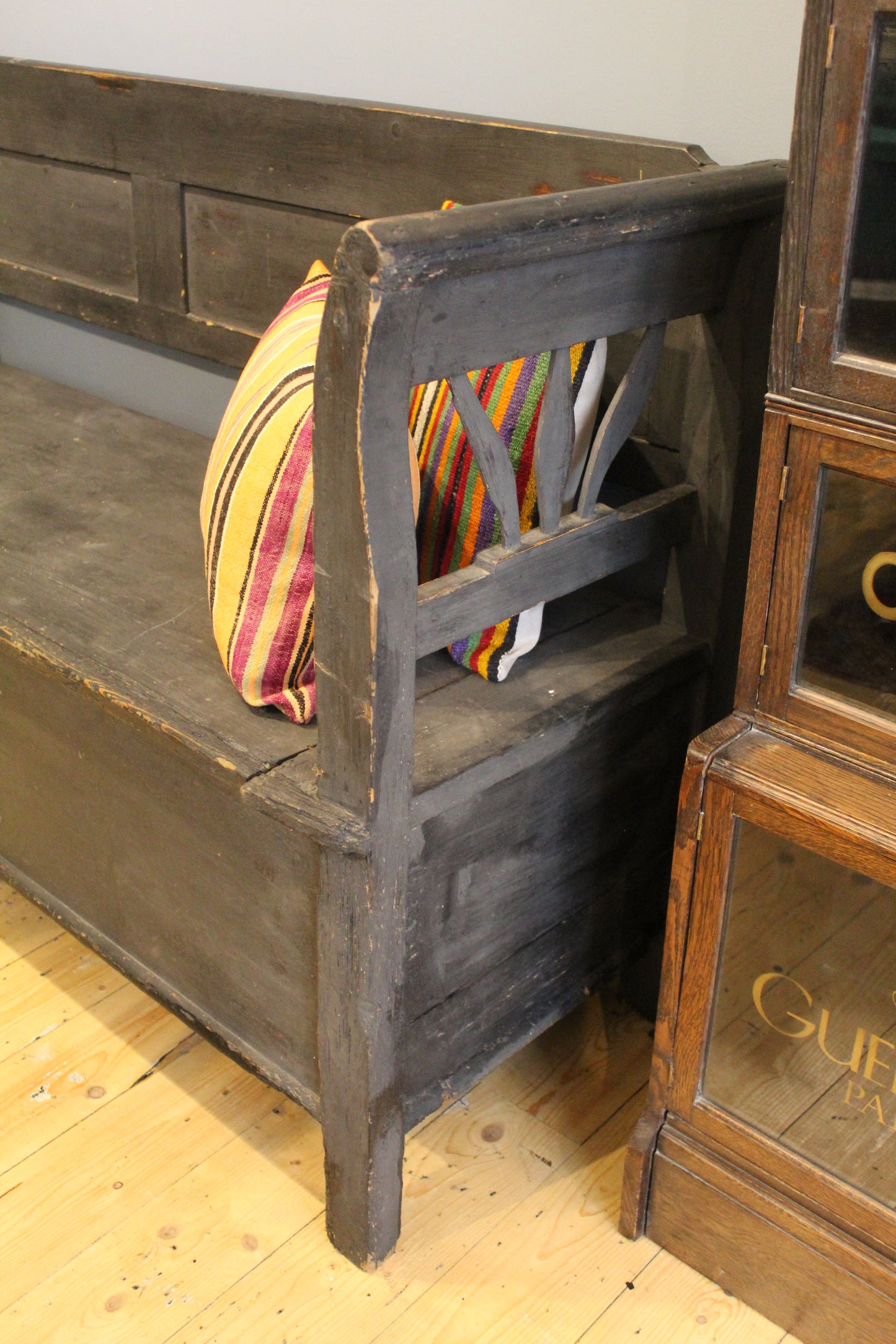 French Black Bench