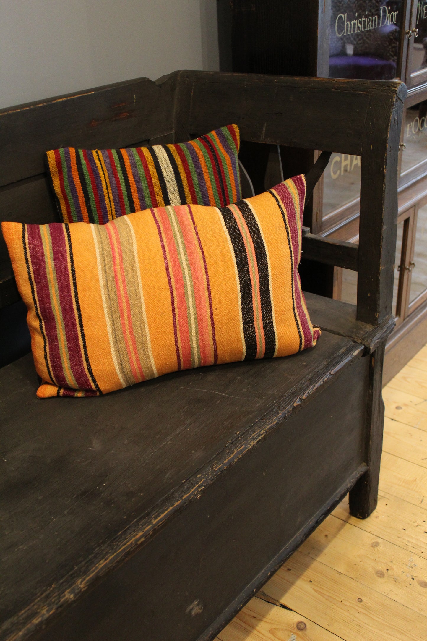French Black Bench