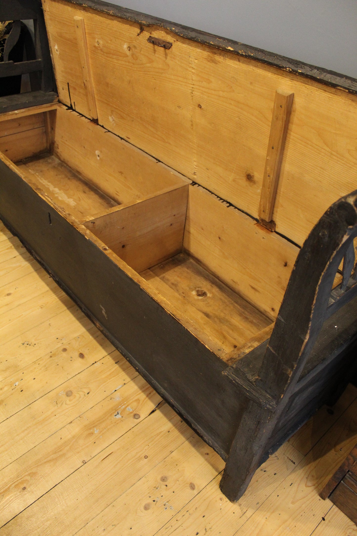 French Black Bench