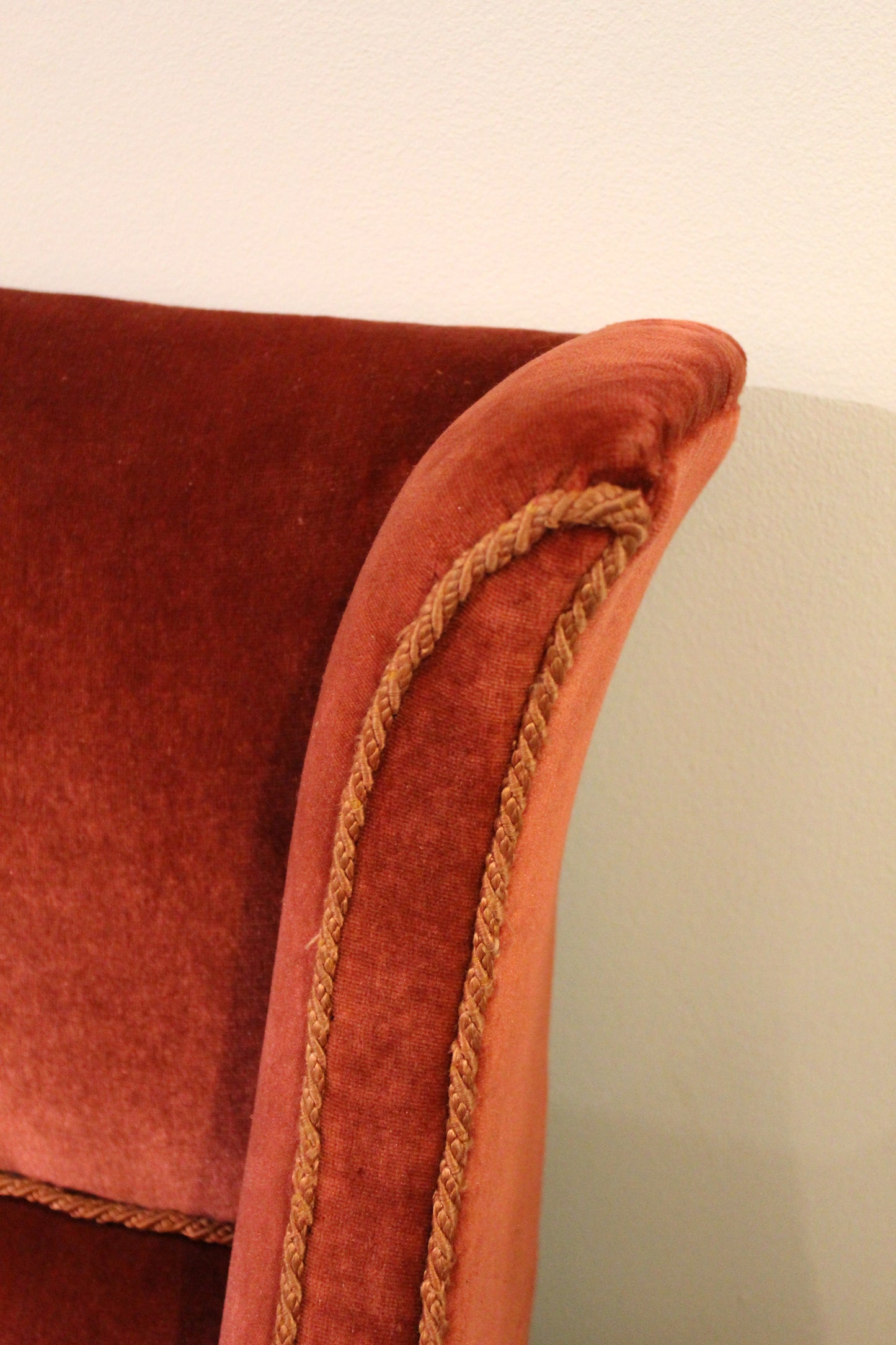 Antique French Red Sofa