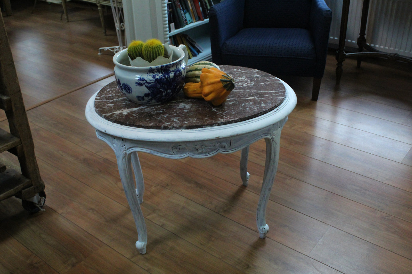 French Antique Marble Topped table