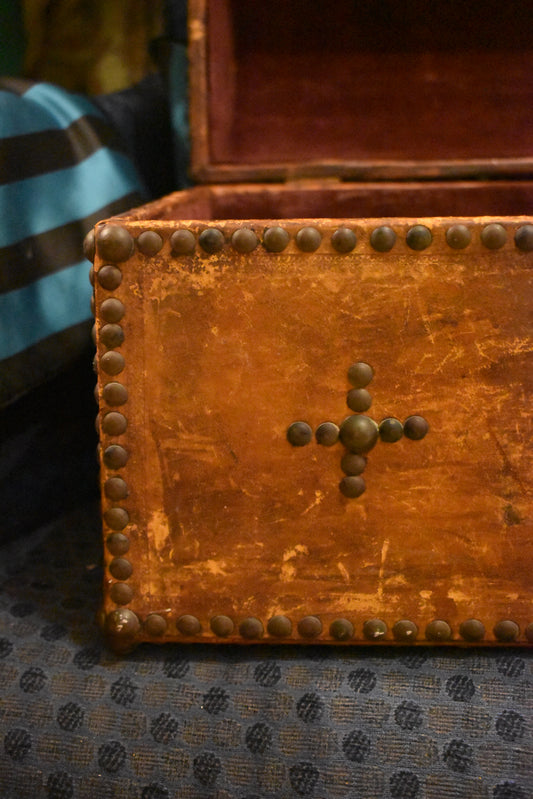 Old Decorative French Chest with Detailing