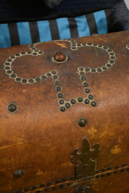 Old Decorative French Chest with Detailing