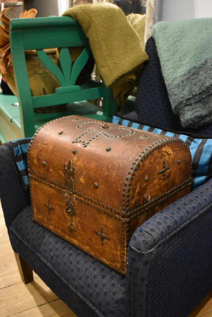 Old Decorative French Chest with Detailing