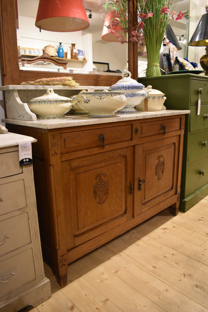French Marble Topped Washstand