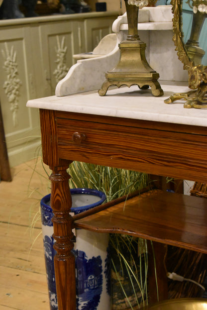 French Marble Topped Washstand