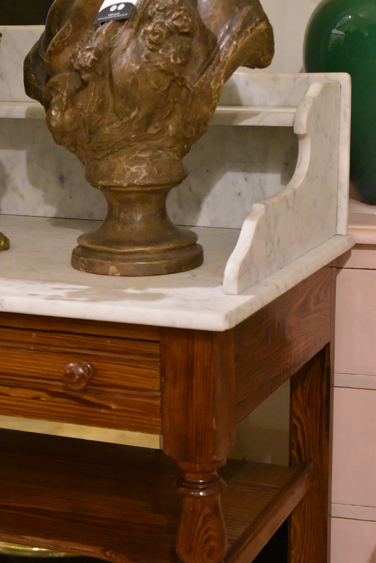 French Marble Topped Washstand