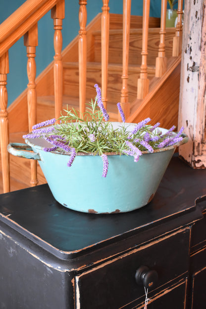 French Galvanised Planter