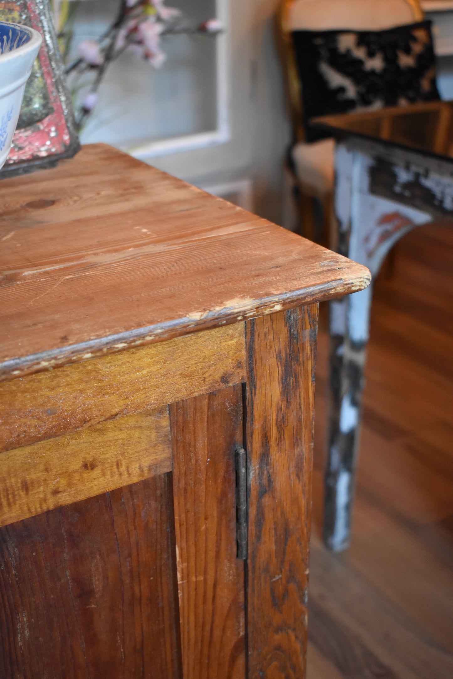 French Antique Pine Locker