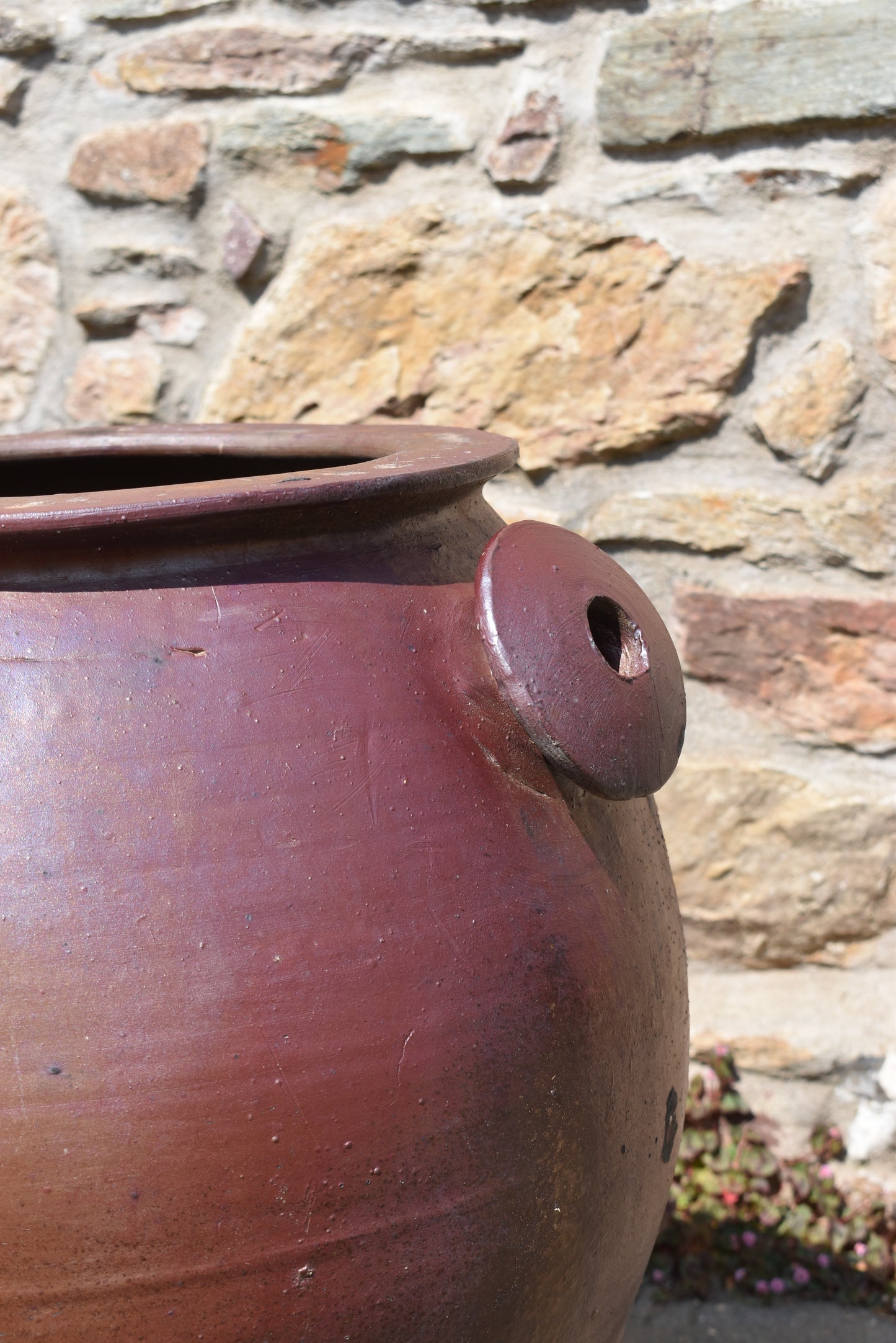 French  terracotta Pot