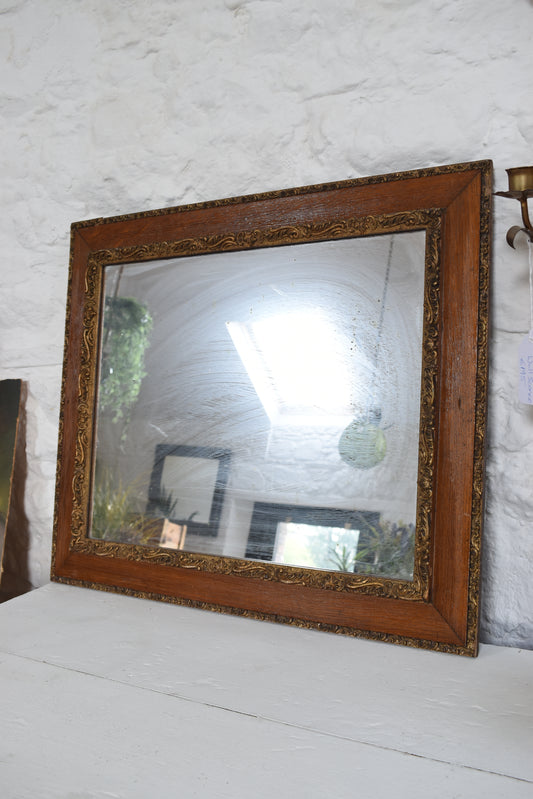 Old French Gilt Mirror