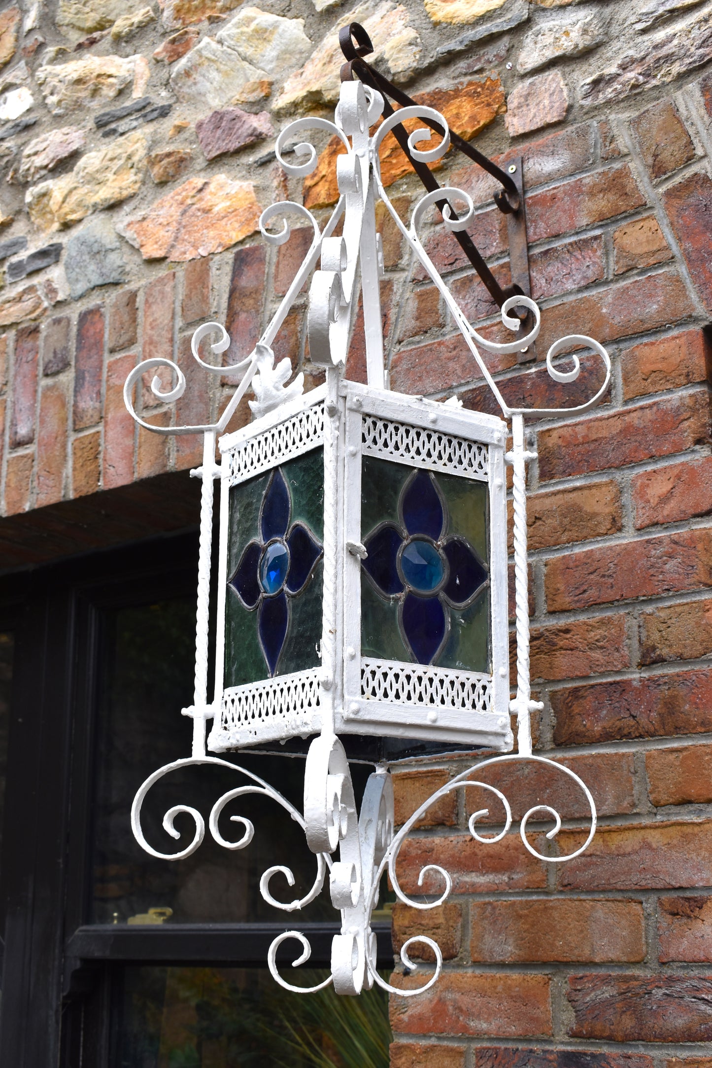 Old French Wrought Iron Lantern