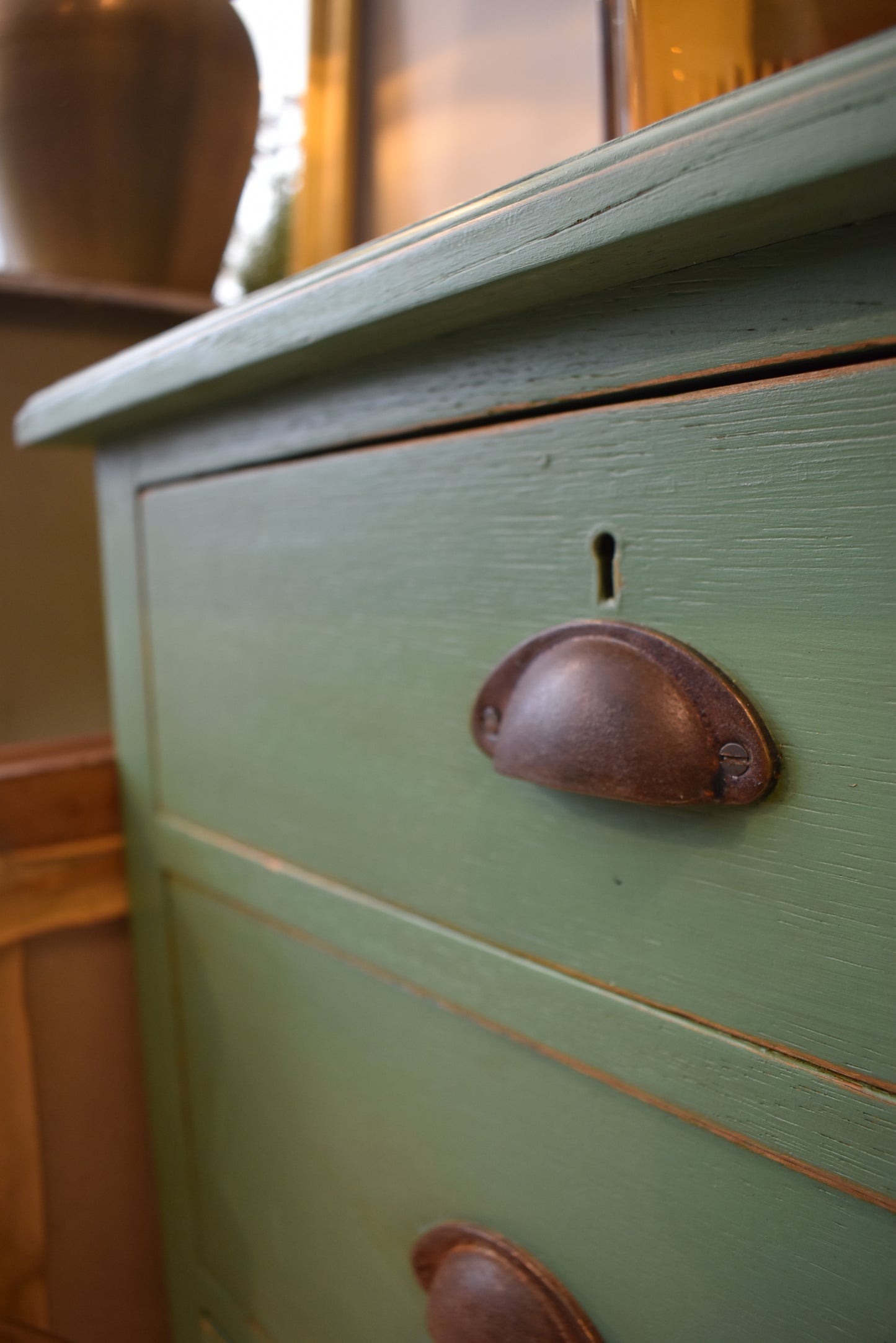 Green Chest of Drawers