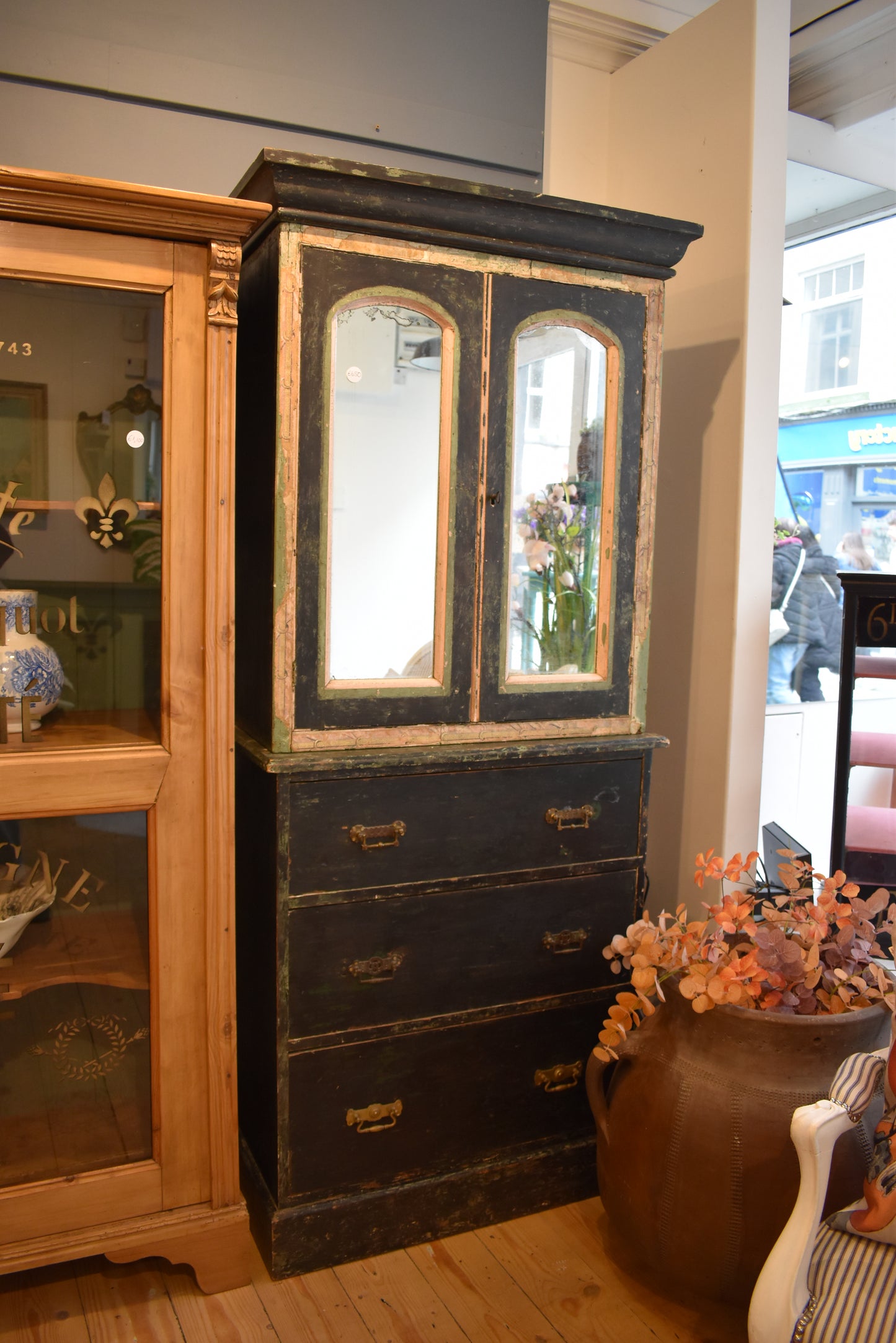 Old Painted Cupboard