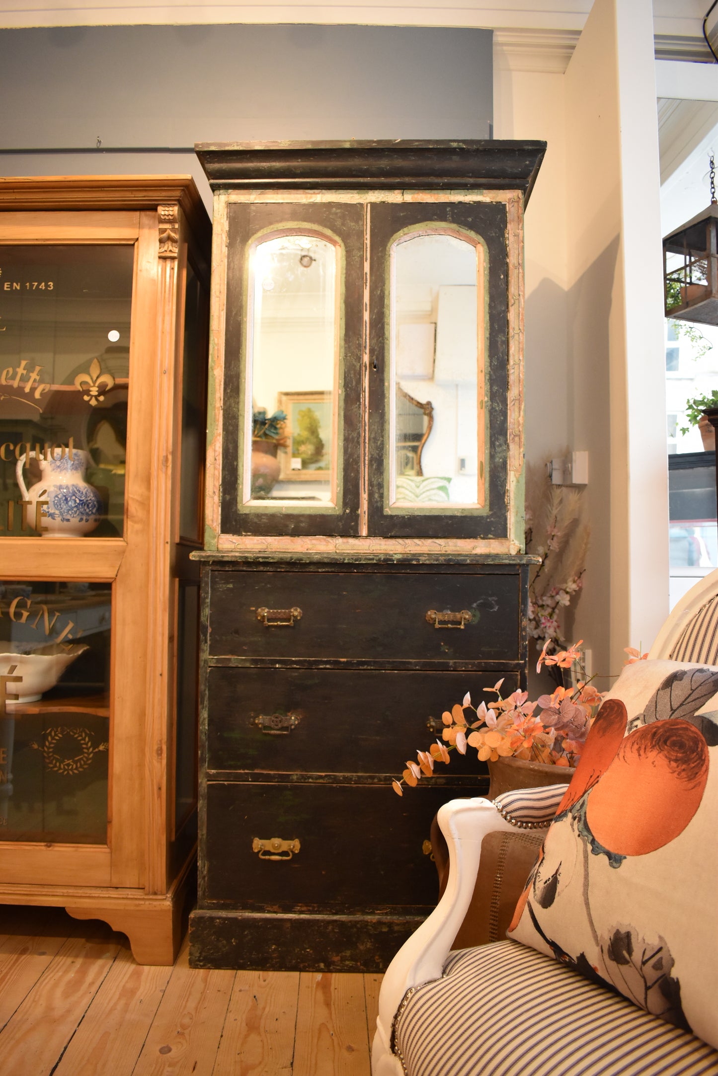 Old Painted Cupboard