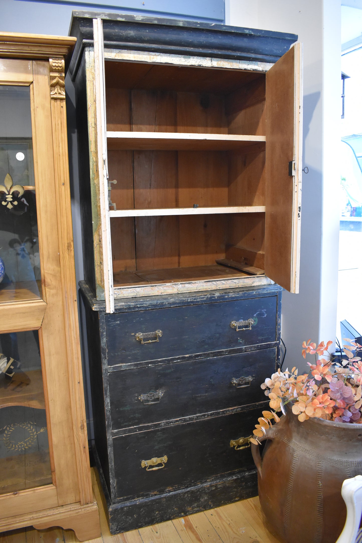 Old Painted Cupboard