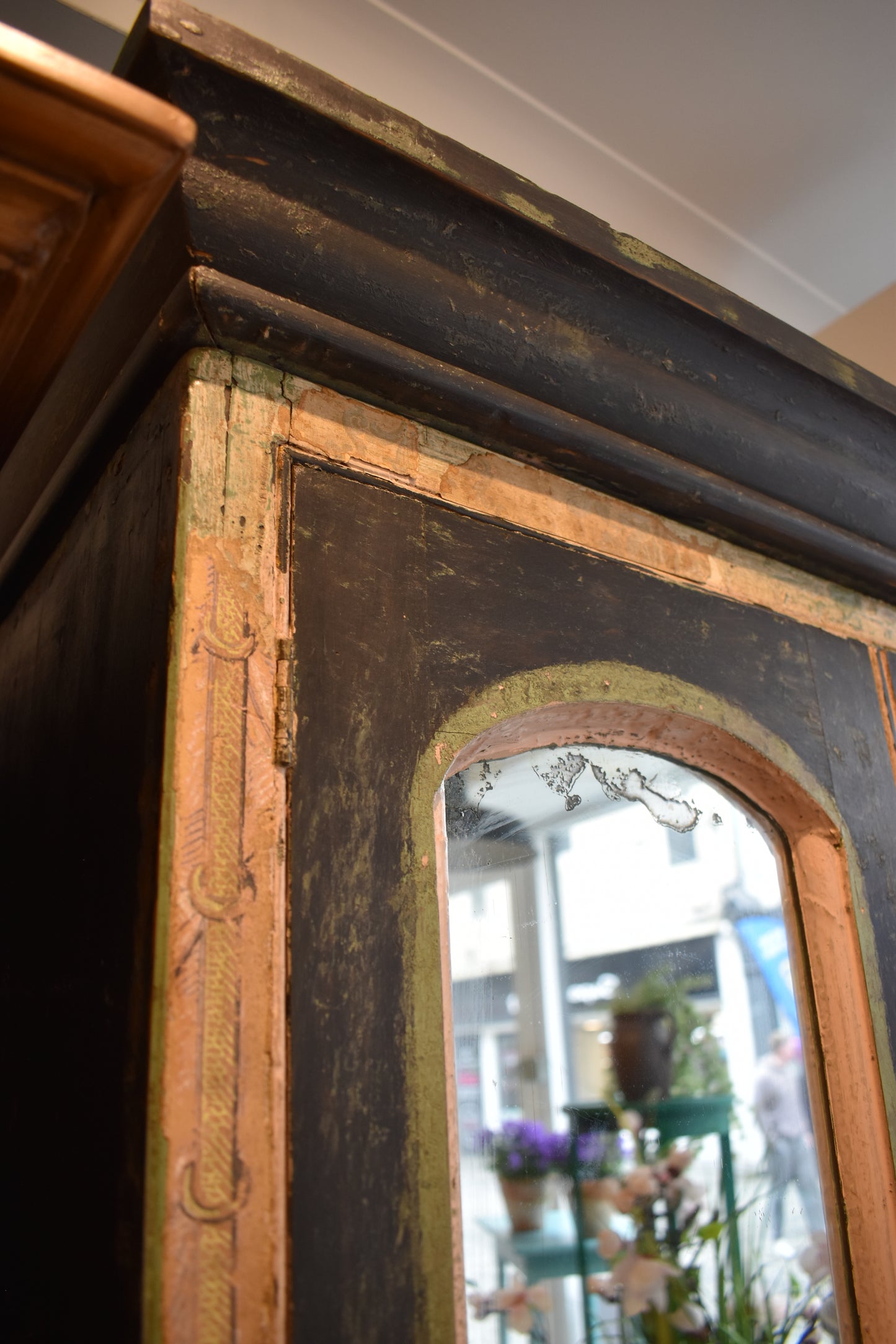Old Painted Cupboard