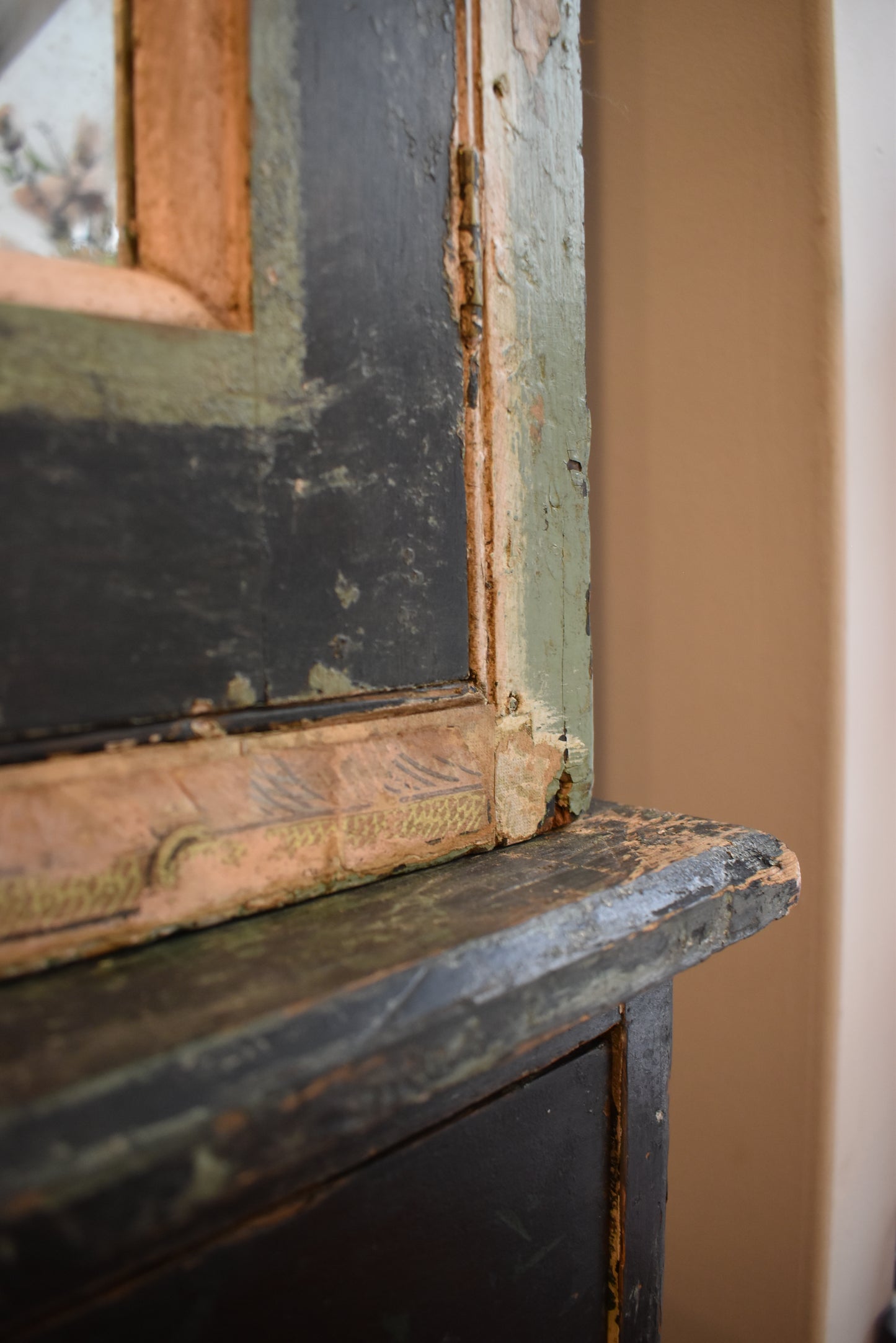 Old Painted Cupboard